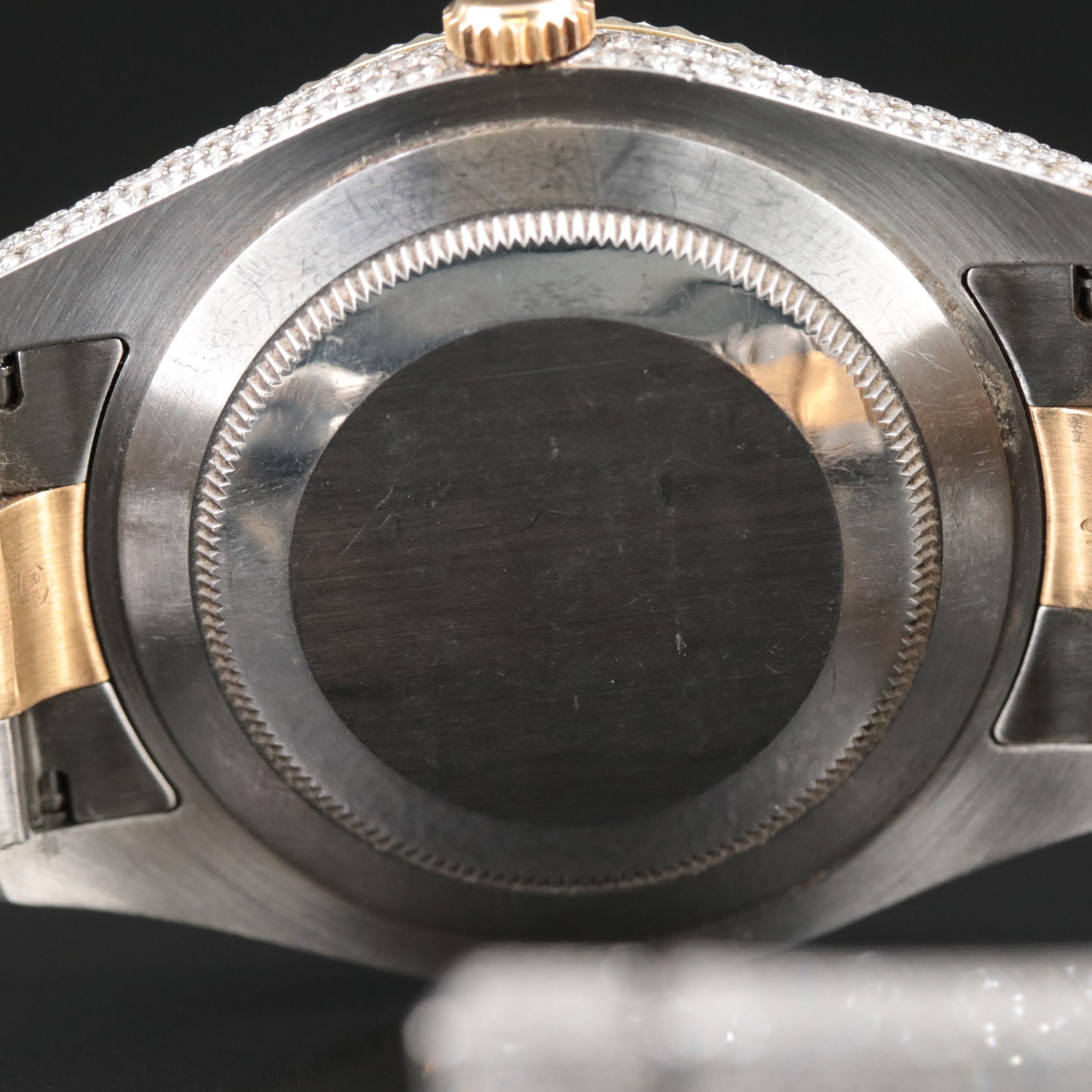 Rolex Custom 24.53 CTW Diamond Dial, Case and Band Datejust II Watch