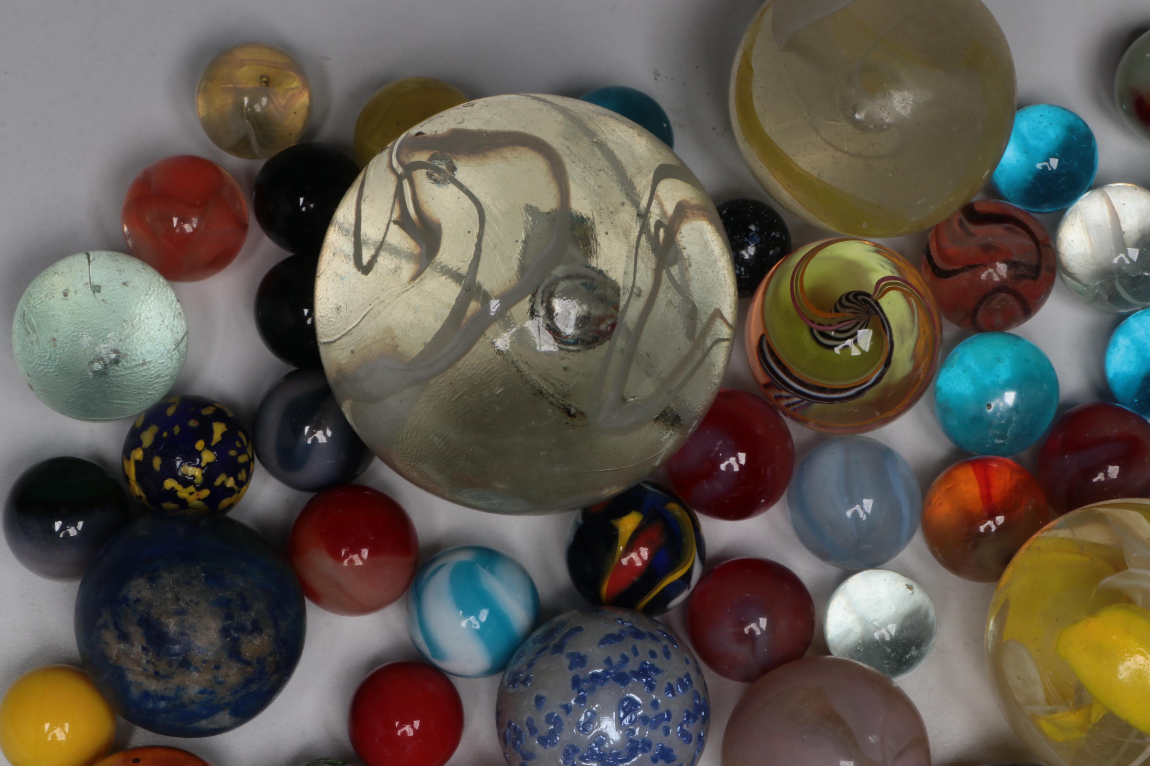 Collection of Art Glass Marbles