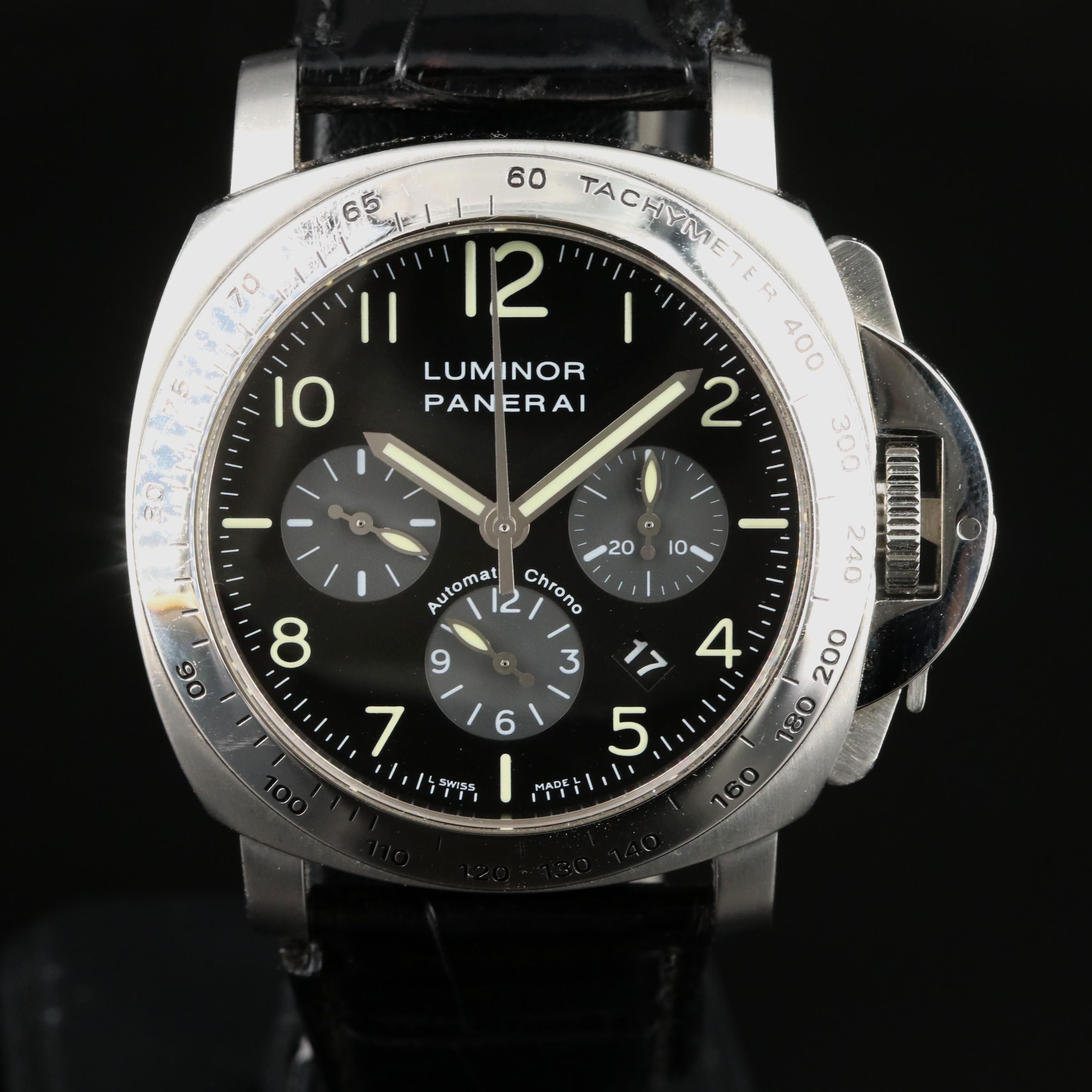Panerai Luminor Chronograph Automatic Stainless Steel Watch