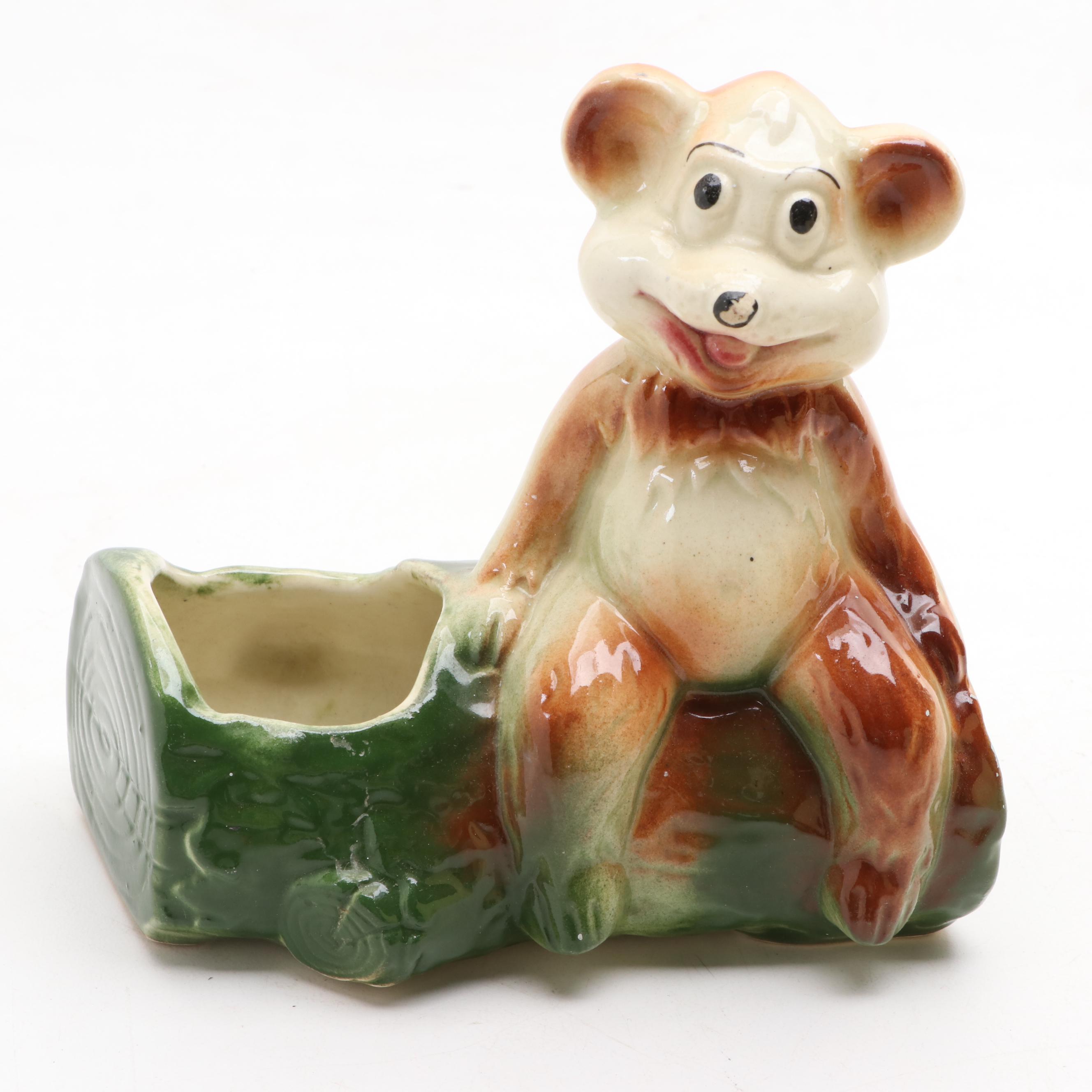 McCoy Pottery with Other Ceramic Vases and Planters, Mid-20th Century