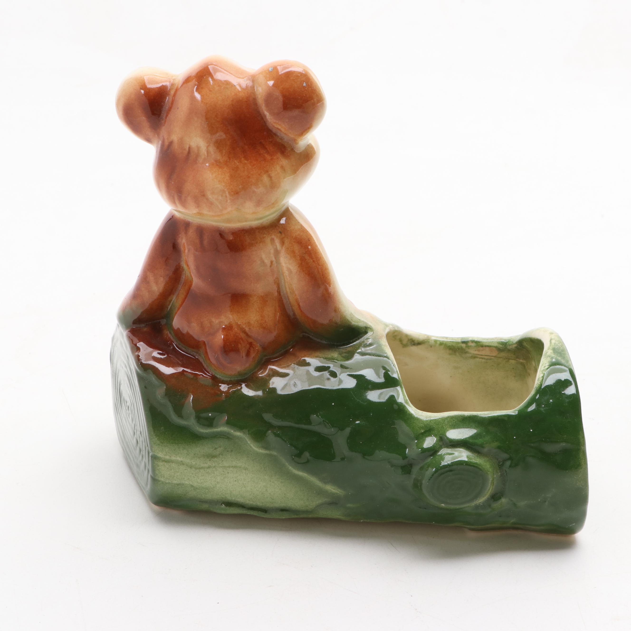 McCoy Pottery with Other Ceramic Vases and Planters, Mid-20th Century