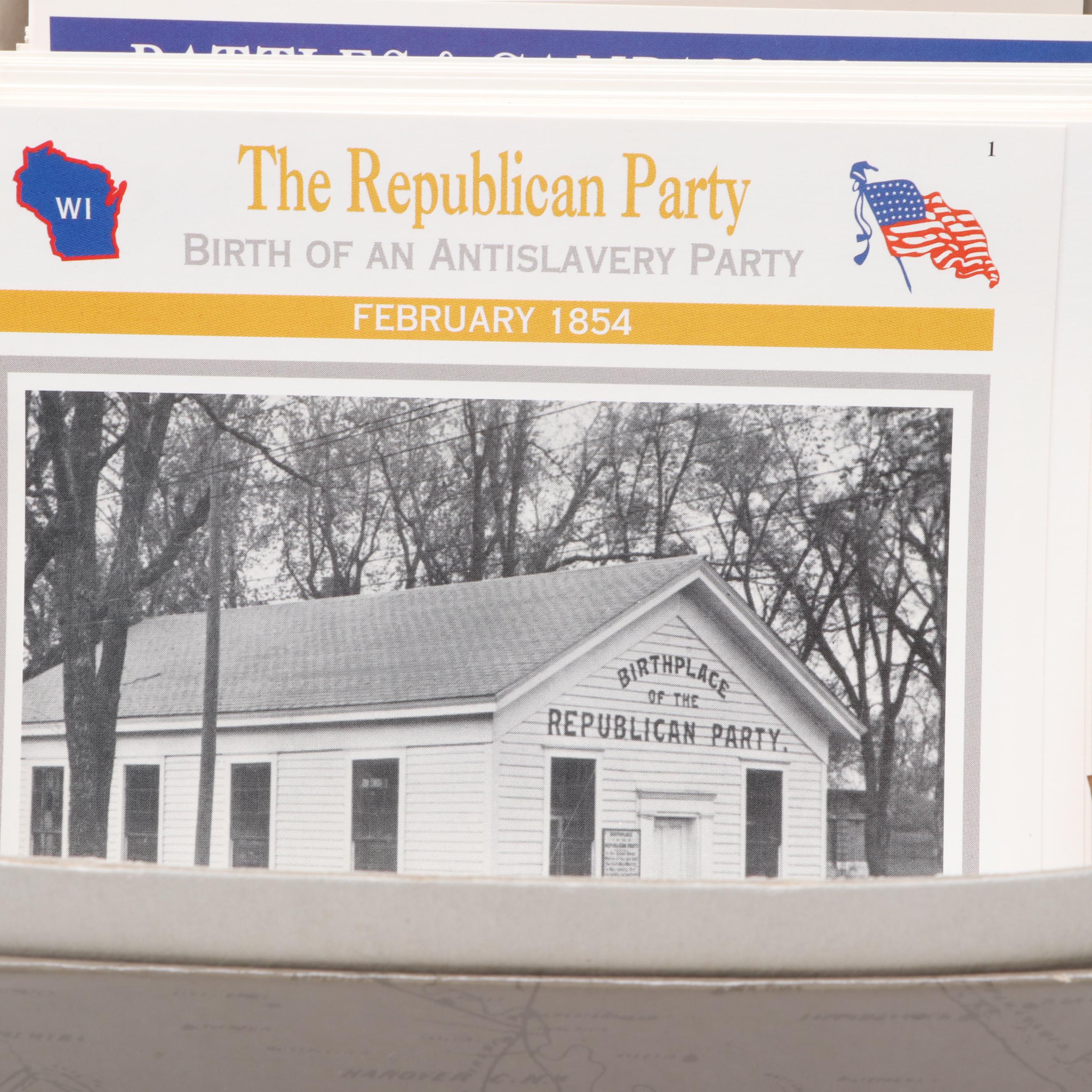 Atlas Editions Civil War Cards with Replica Civil War Insignia