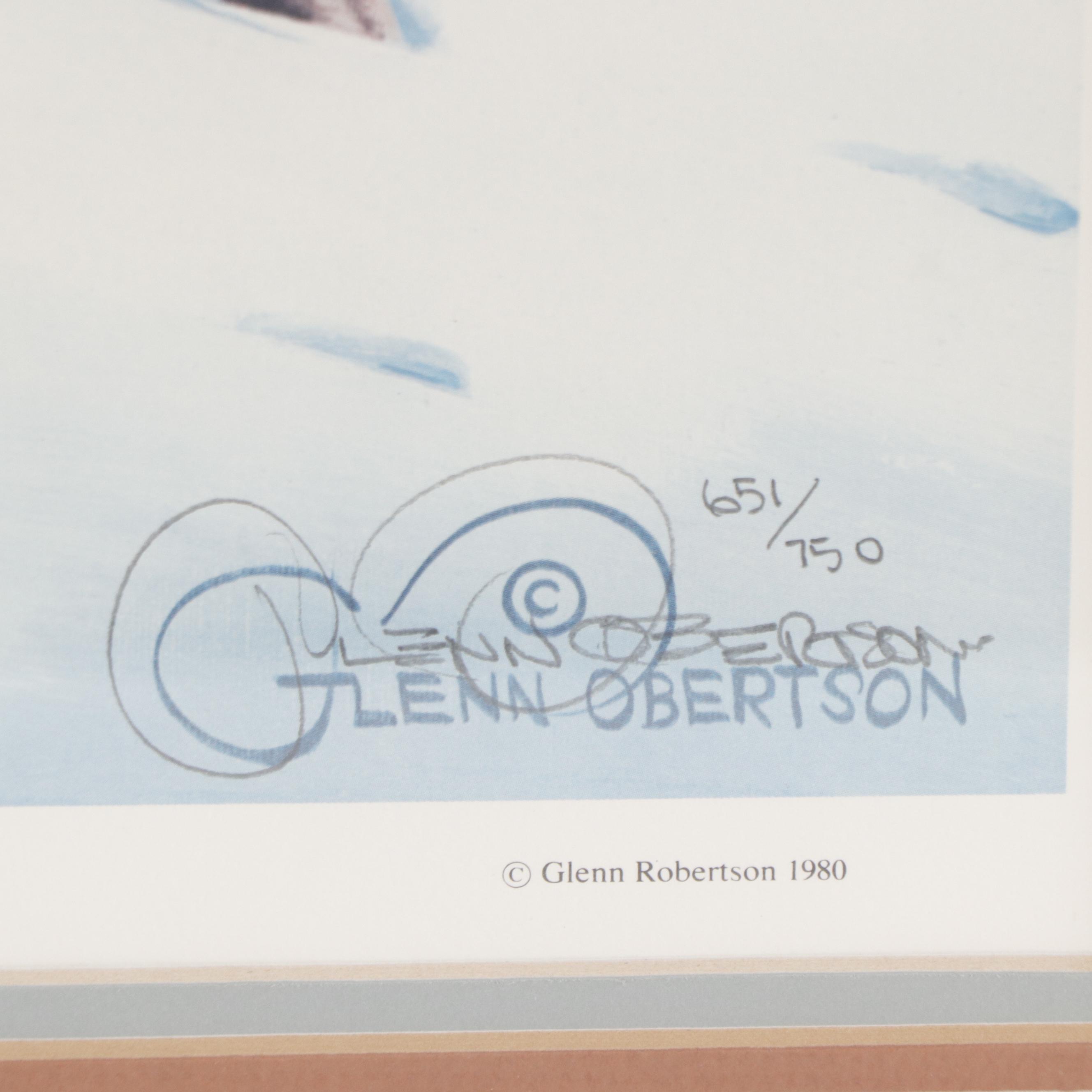 Glenn Robertson Offset Lithograph "January Morn" EBTH