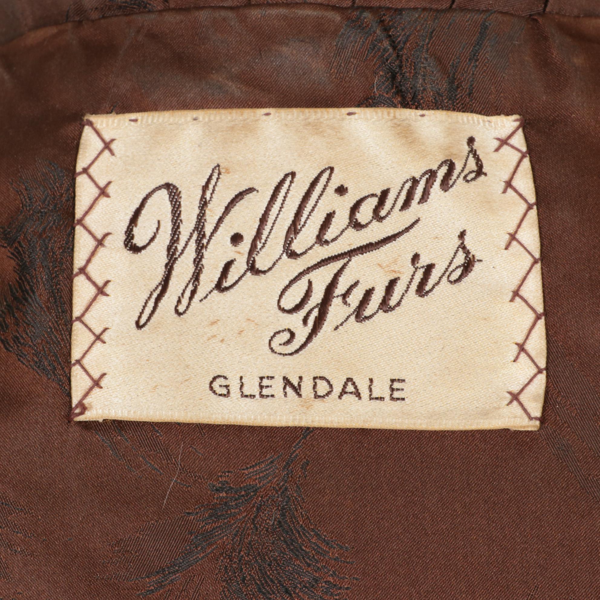 Dyed Mahogany Weasel Fur Coat