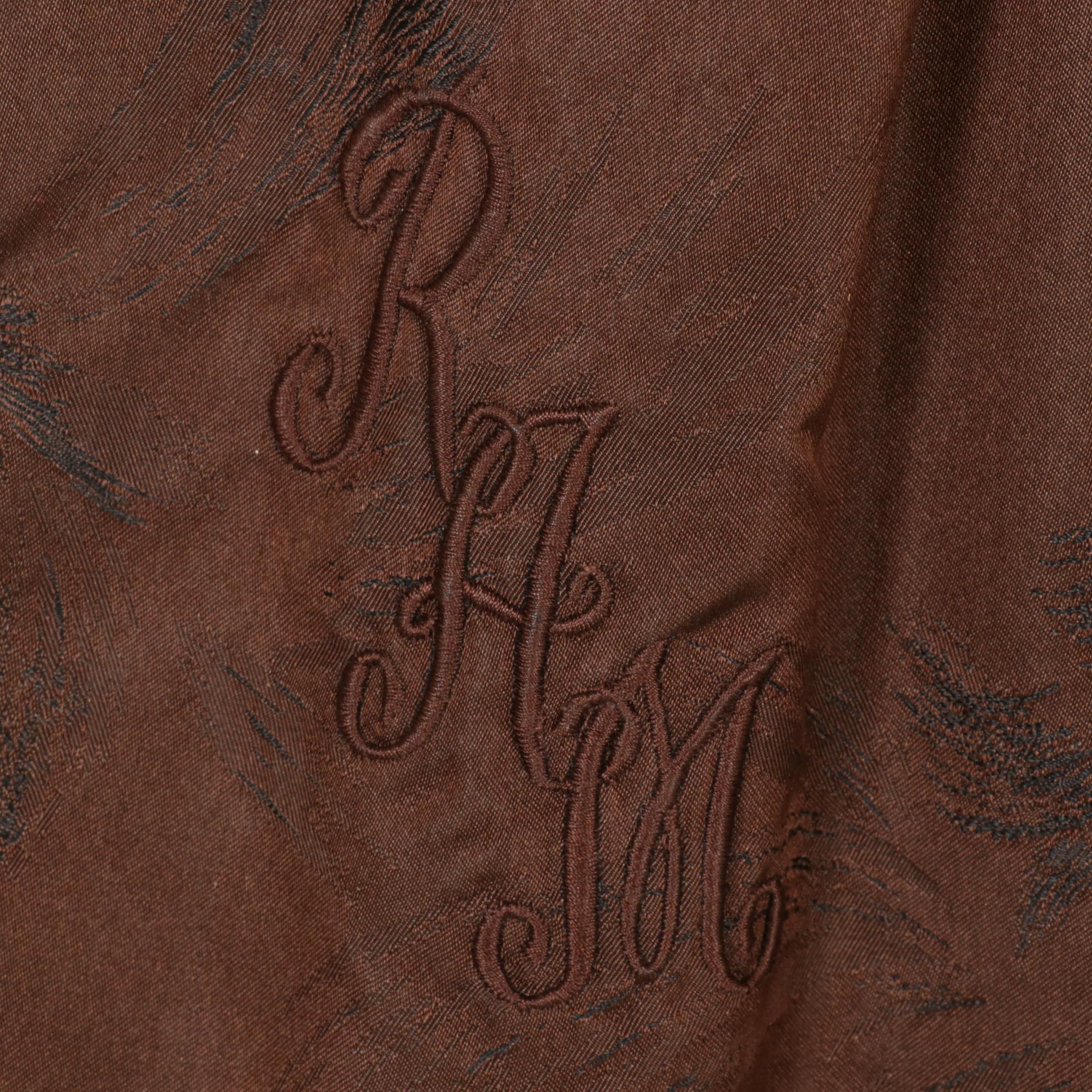 Dyed Mahogany Weasel Fur Coat