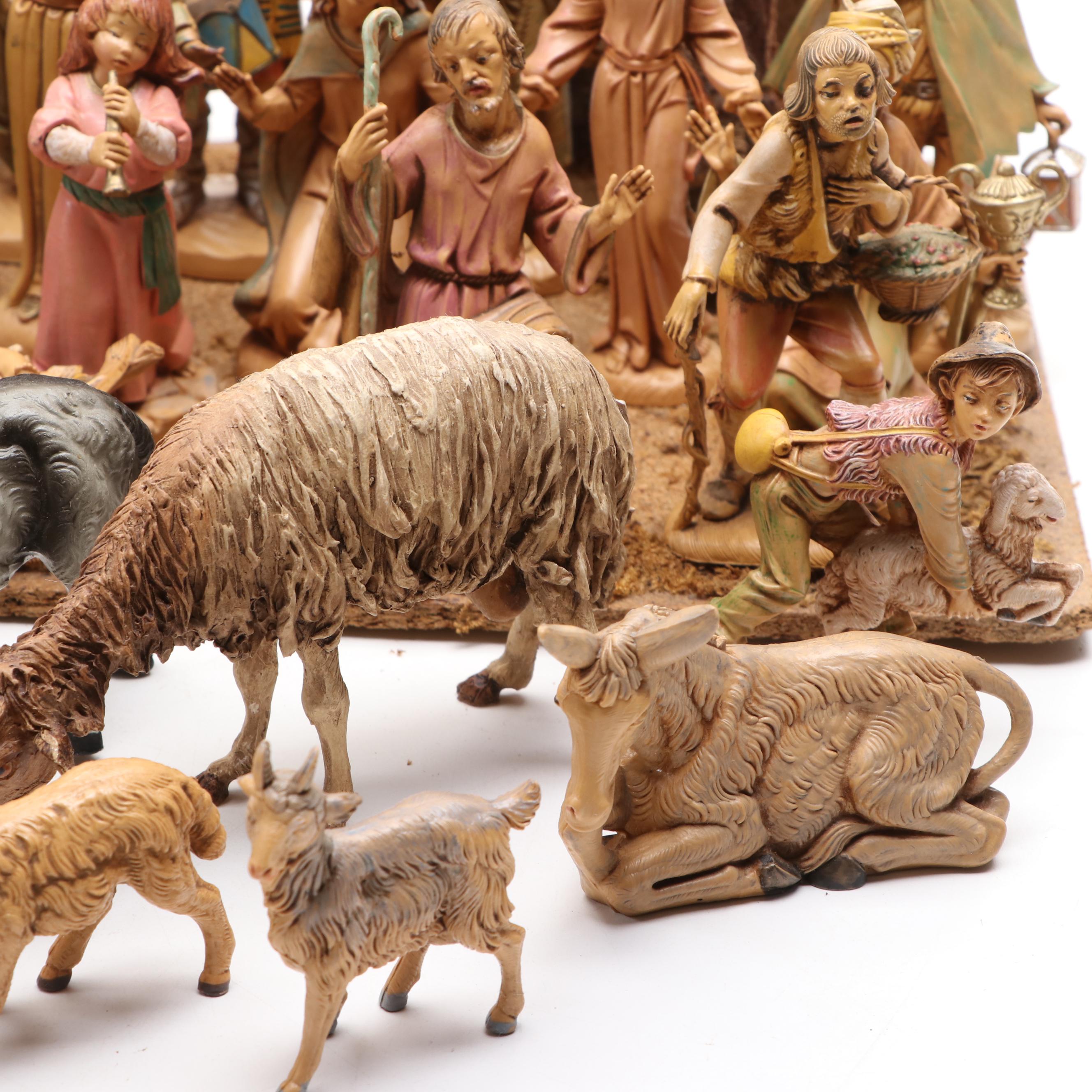 Fontanini Italian Nativity Scene, Late 20th Century