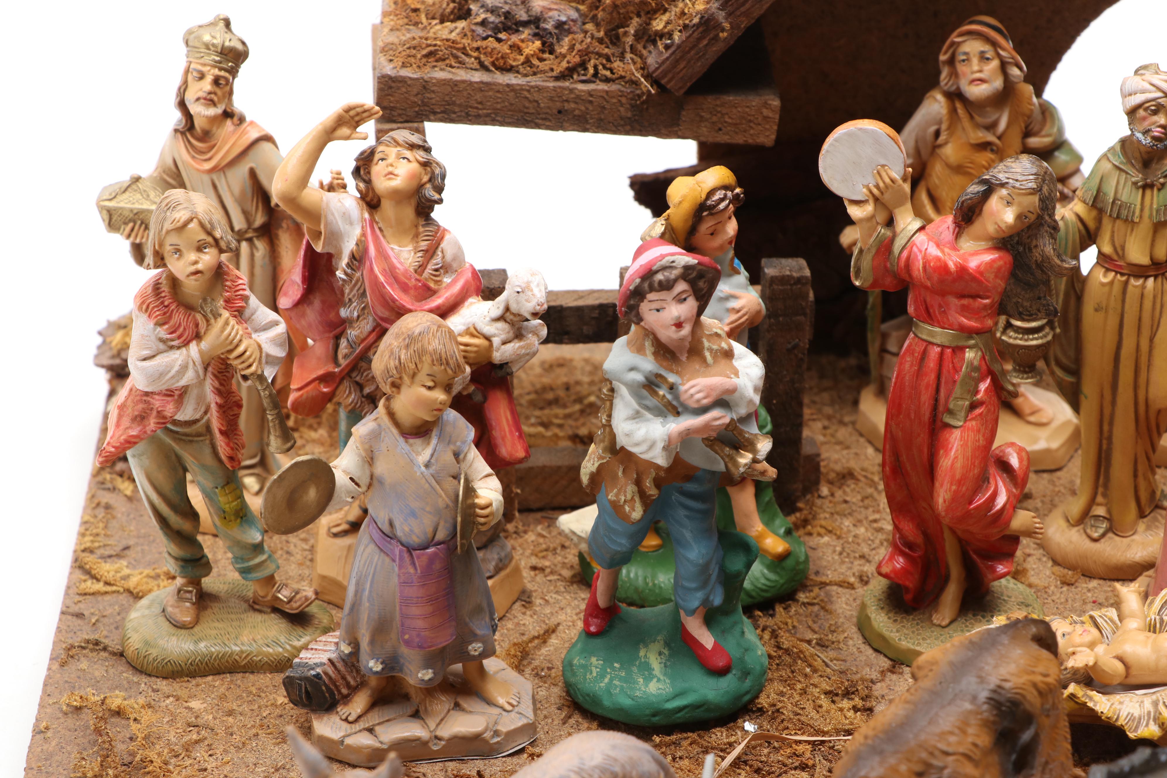 Fontanini Italian Nativity Scene, Late 20th Century