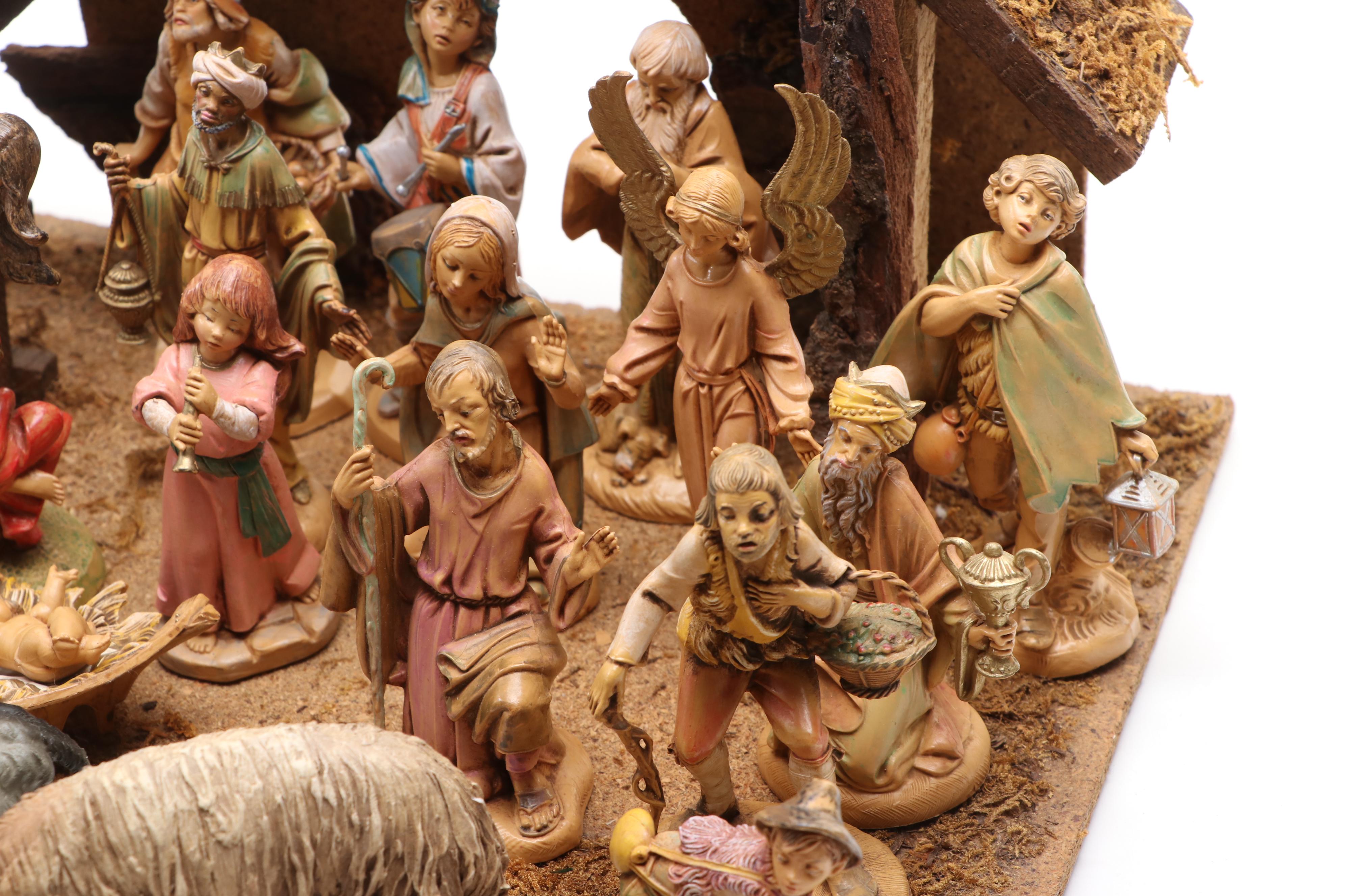 Fontanini Italian Nativity Scene, Late 20th Century