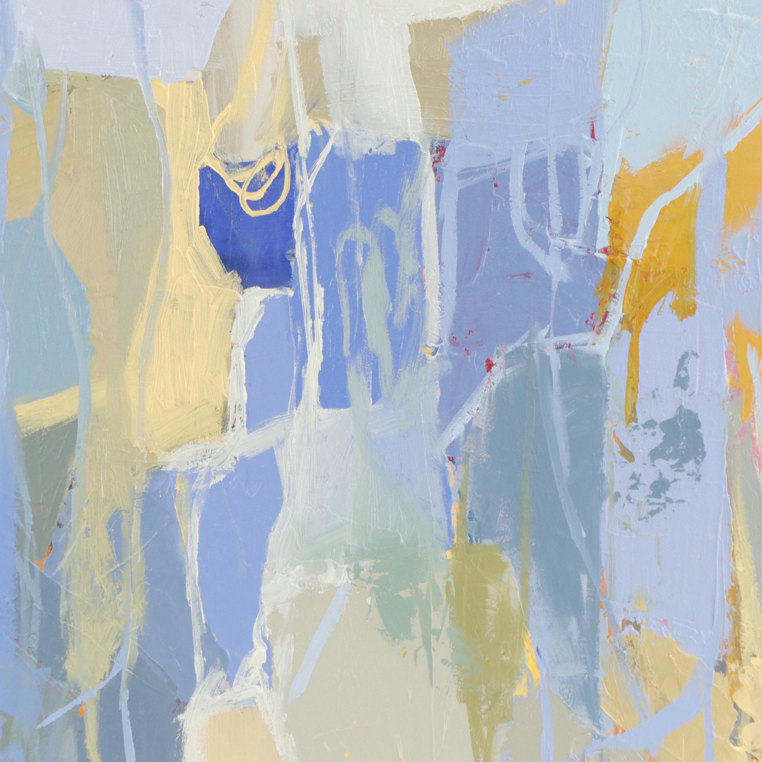 Sarah Brown Abstract Oil Painting "Walking on Sunshine"