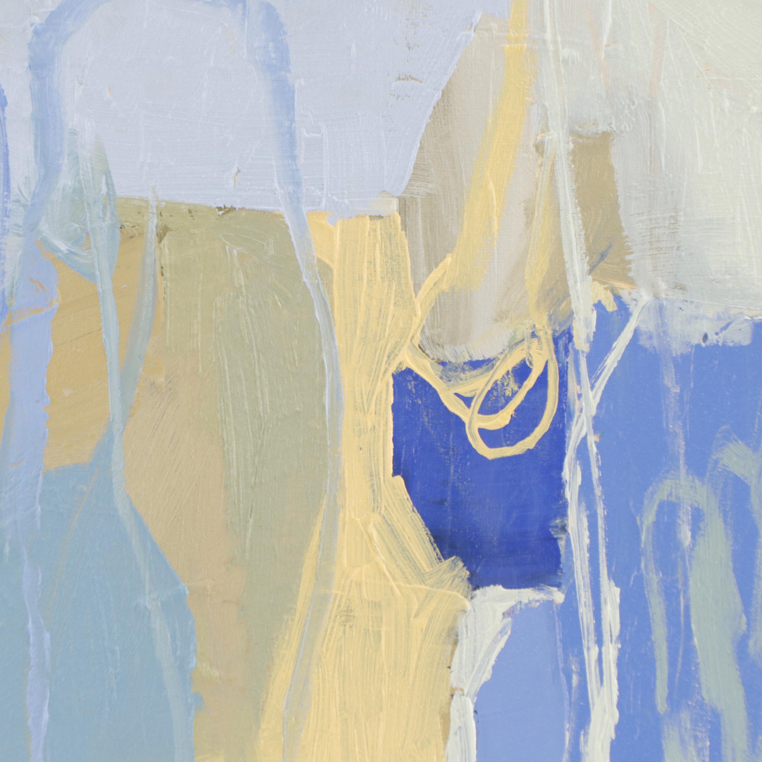 Sarah Brown Abstract Oil Painting "Walking on Sunshine"