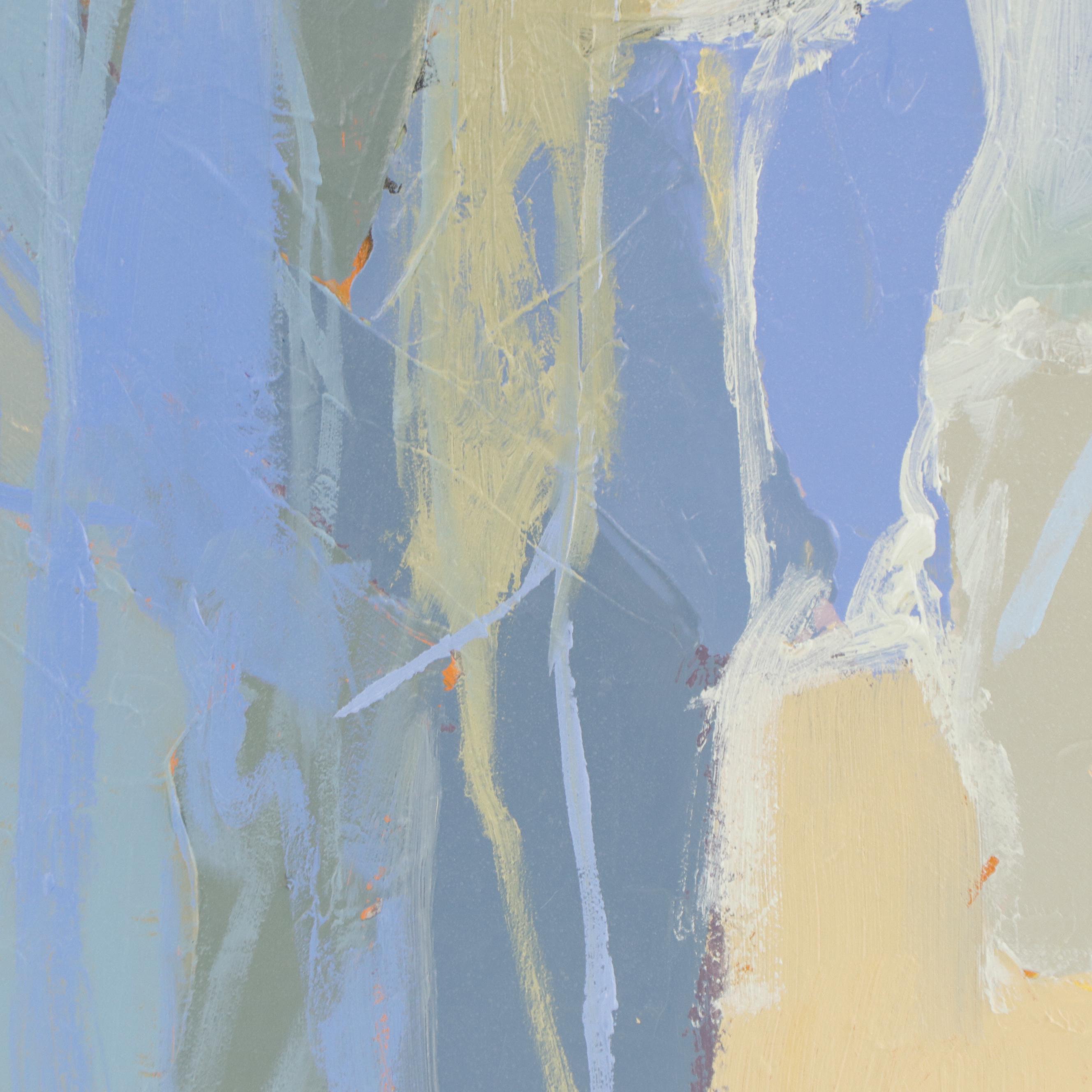 Sarah Brown Abstract Oil Painting "Walking on Sunshine"