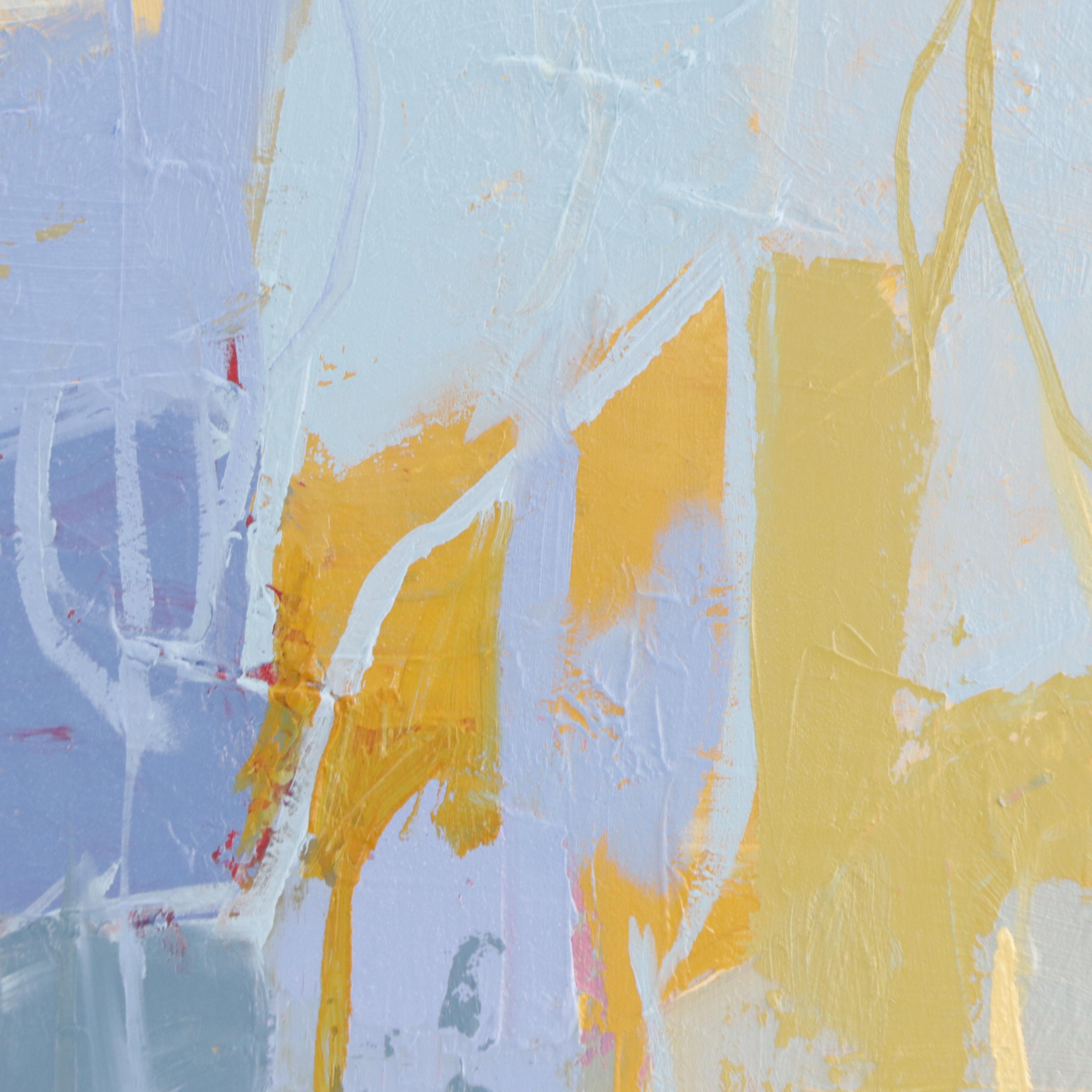 Sarah Brown Abstract Oil Painting "Walking on Sunshine"