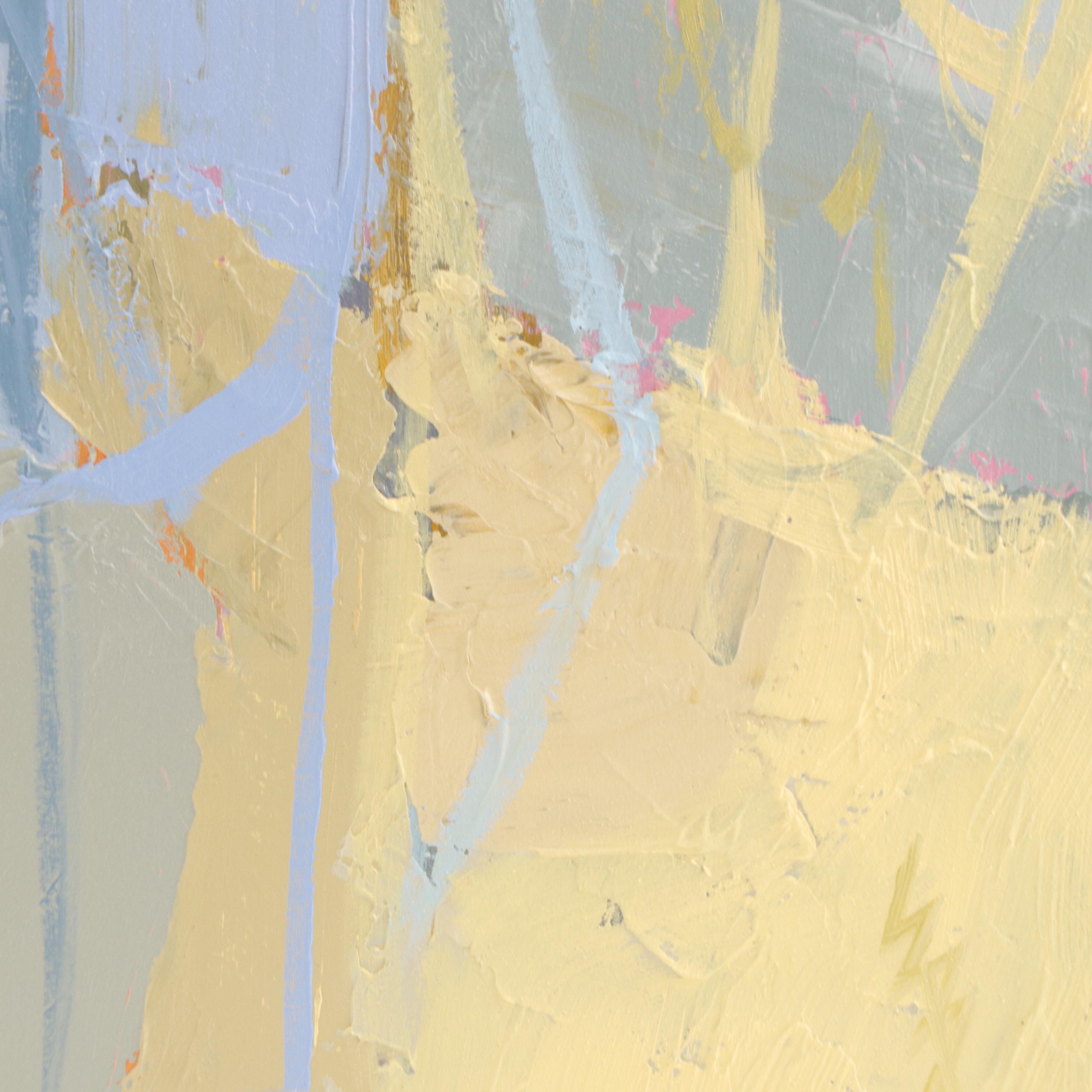 Sarah Brown Abstract Oil Painting "Walking on Sunshine"