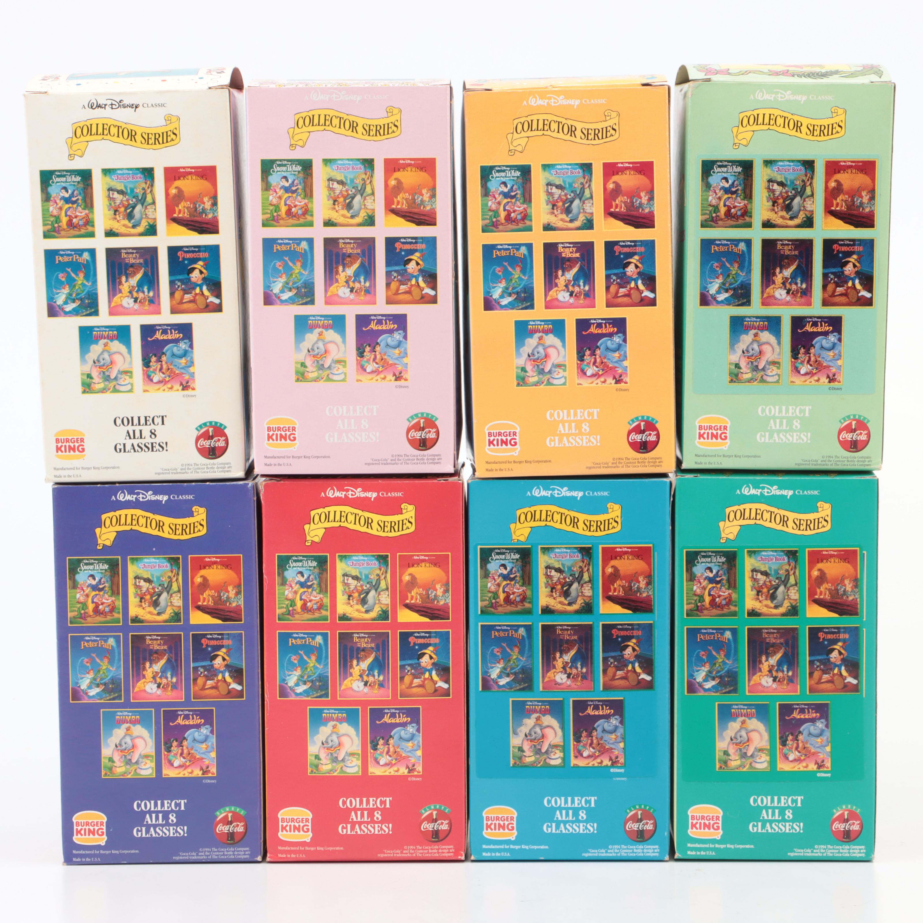 Disney and Burger King Collector Series Glasses