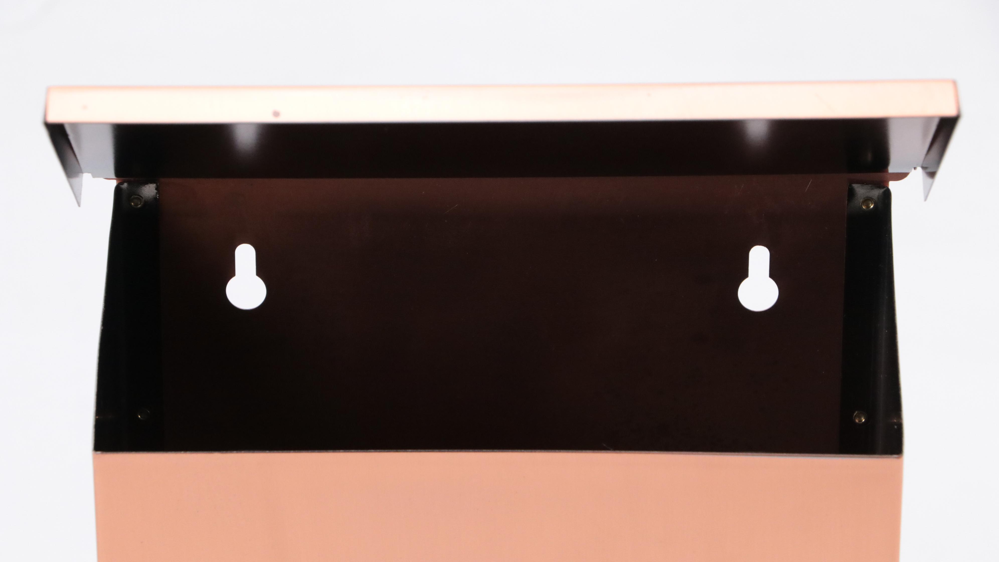 Restore & Restyle Copper Finish Steel House Mount Mailbox