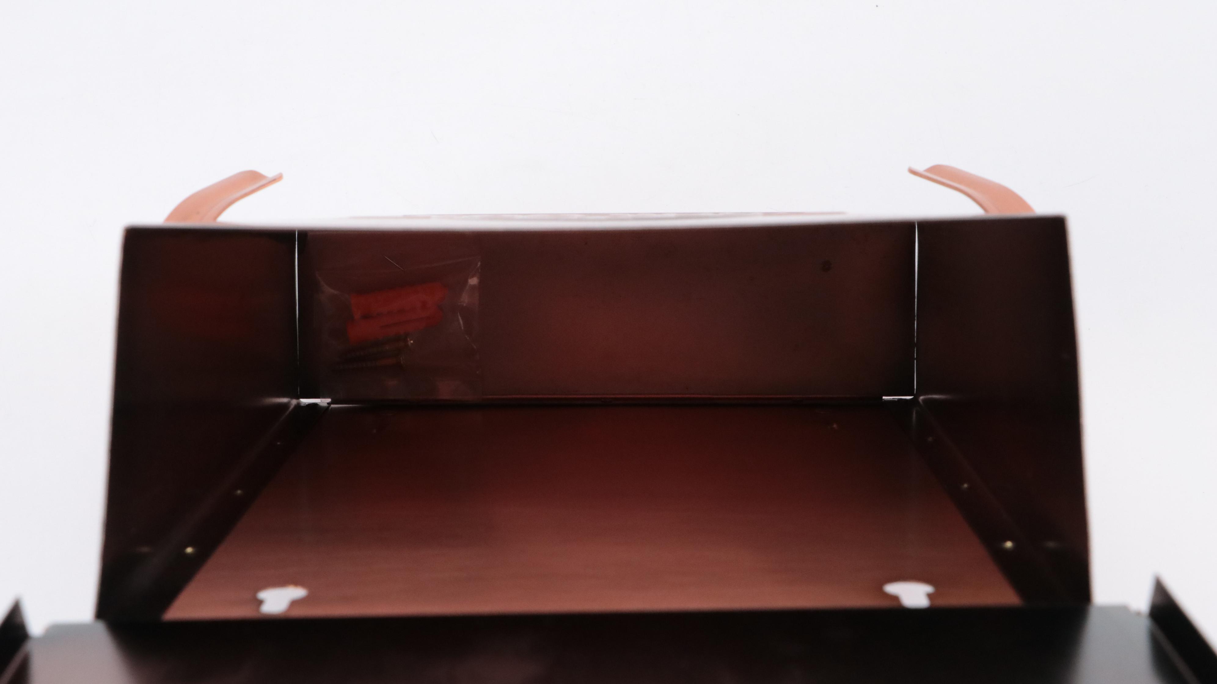 Restore & Restyle Copper Finish Steel House Mount Mailbox