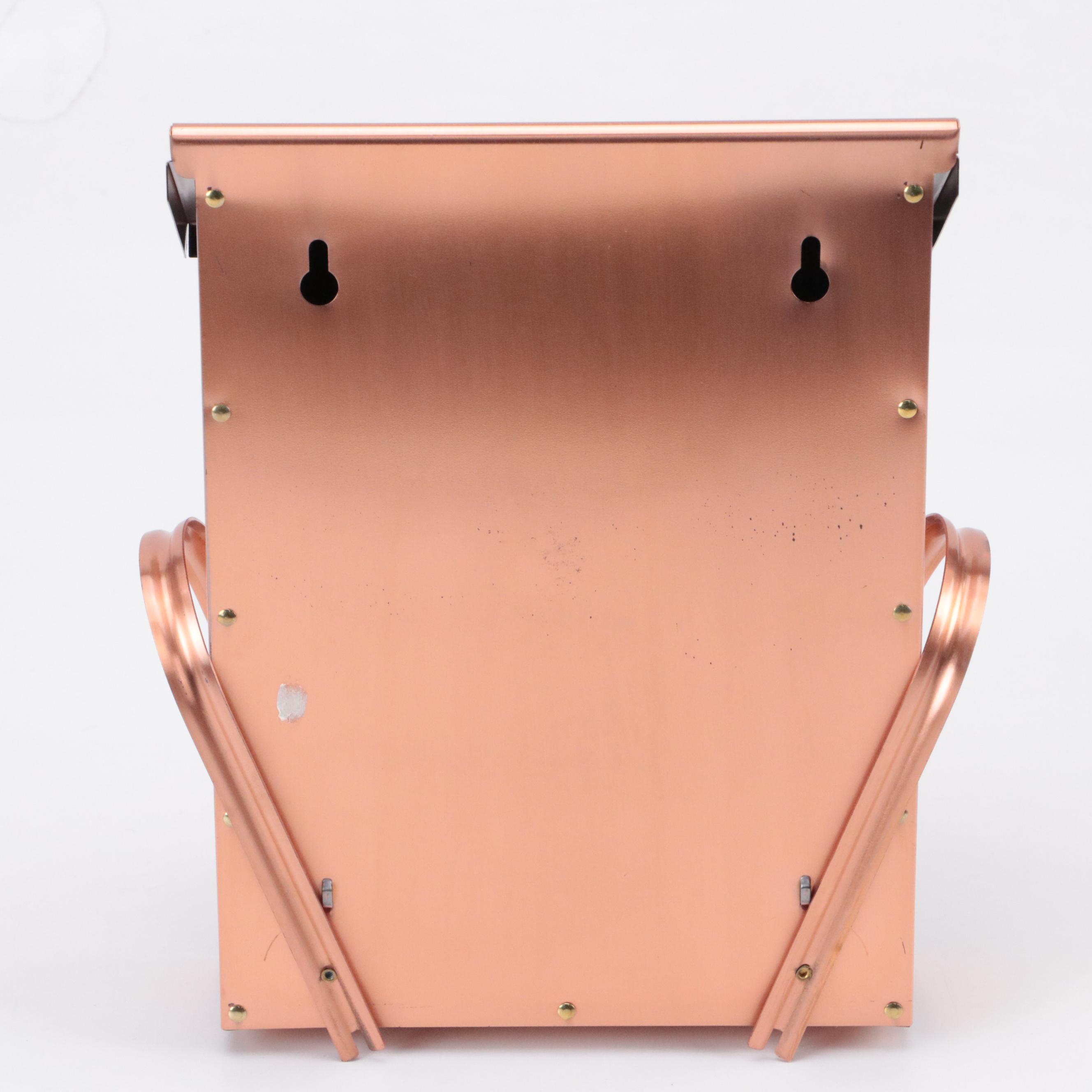 Restore & Restyle Copper Finish Steel House Mount Mailbox