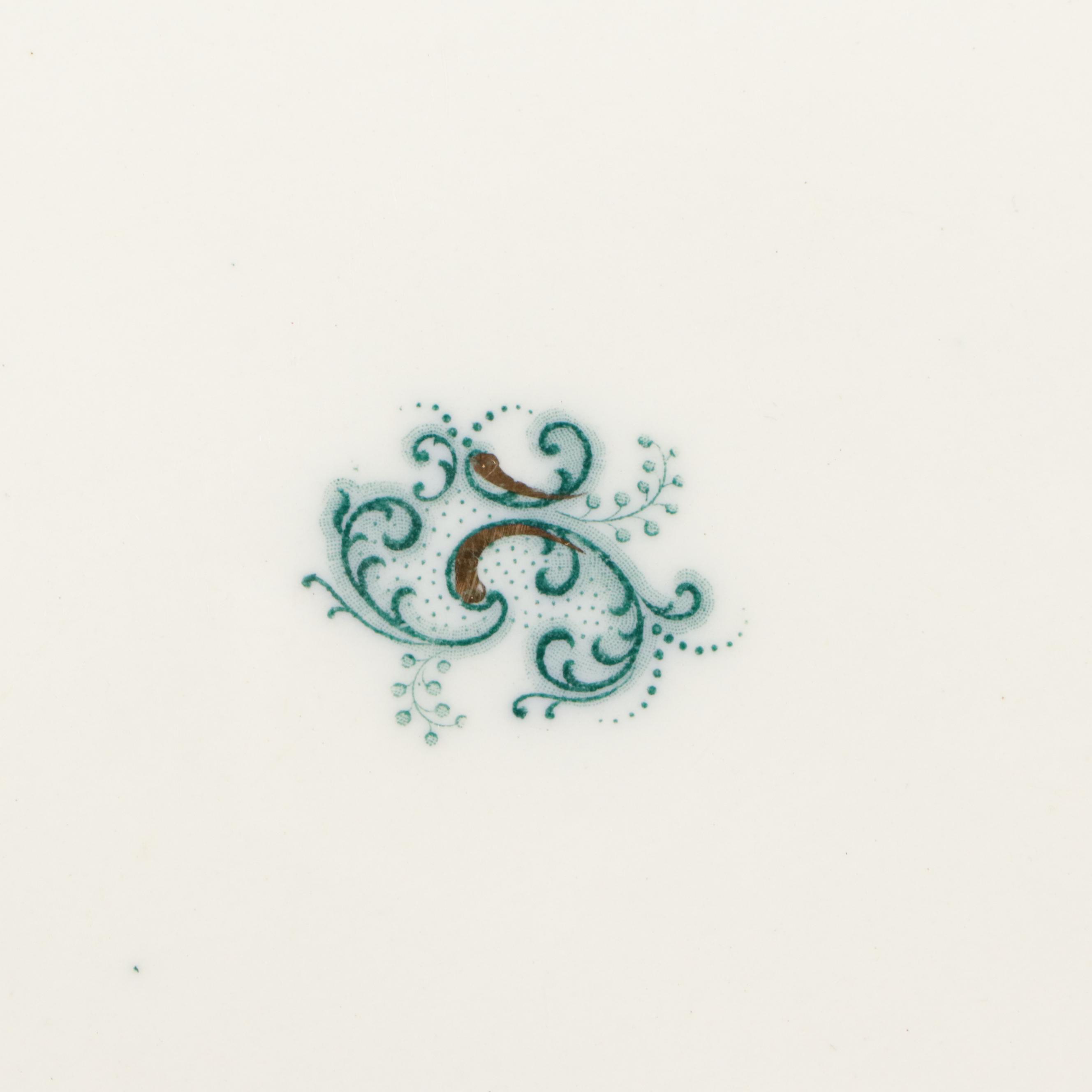 J. & G. Meakin Ironstone "Elysée" Gilt Accented Serving Pieces