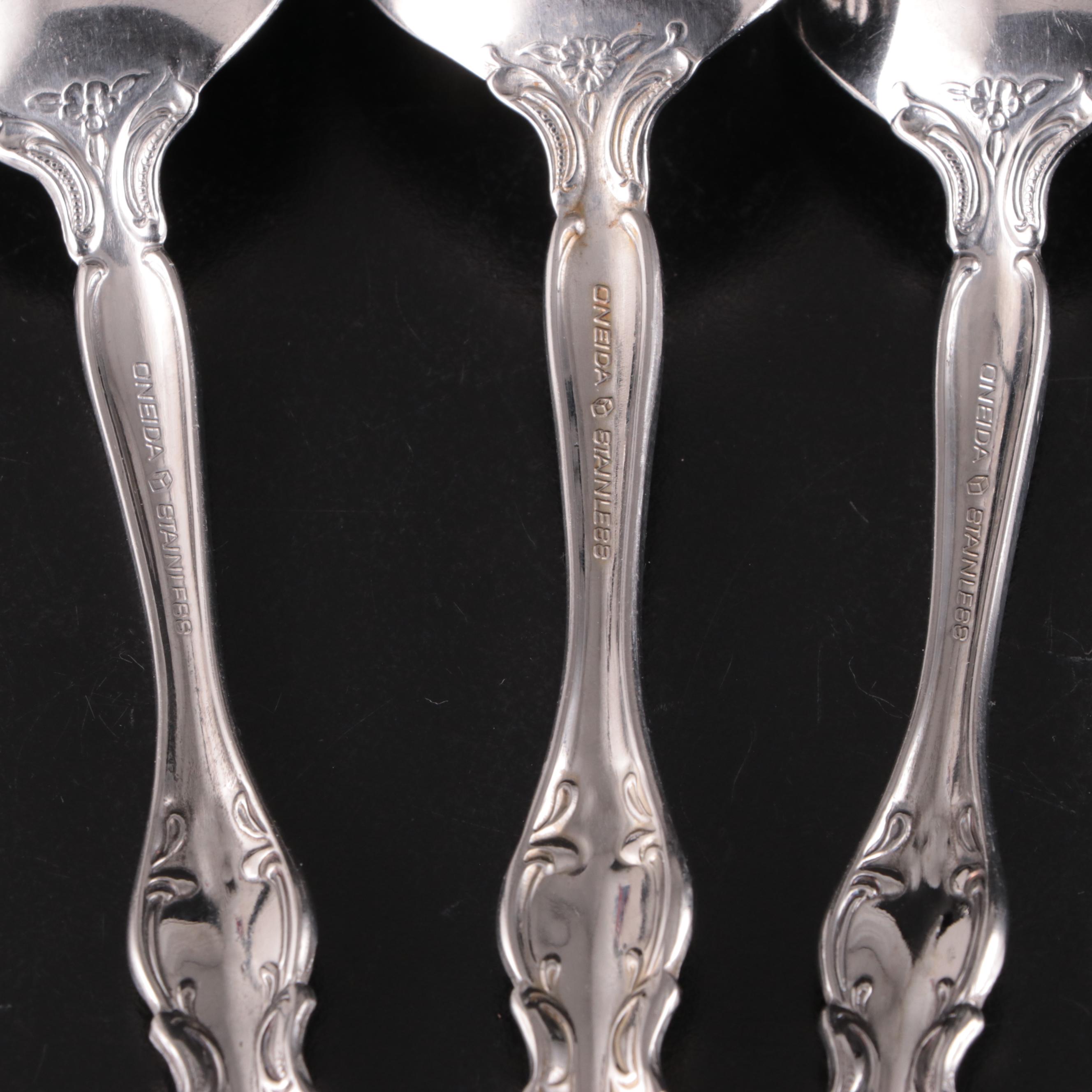 Oneida "Michelangelo" Stainless Steel Flatware and Serving Utensils