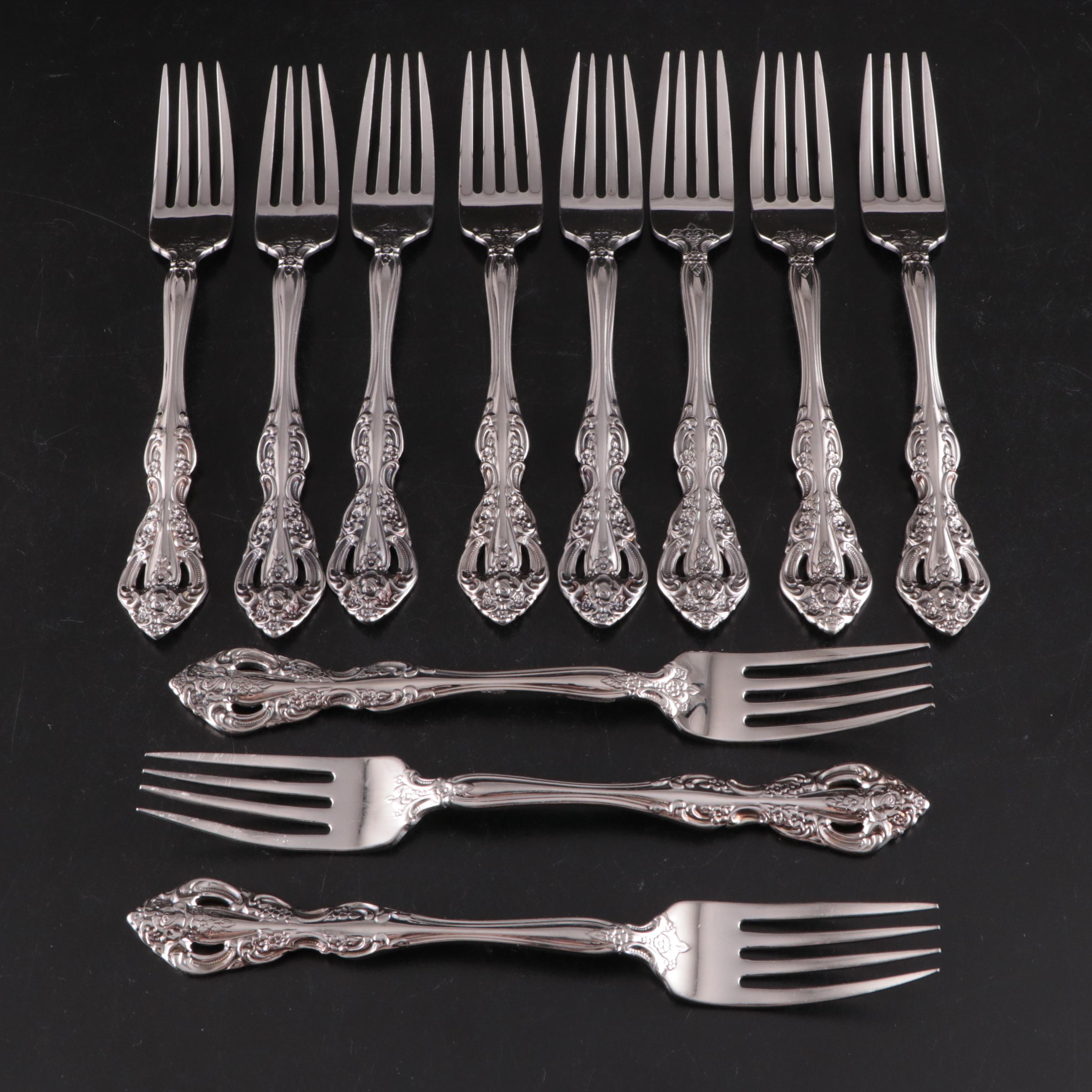 Oneida "Michelangelo" Stainless Steel Flatware and Serving Utensils