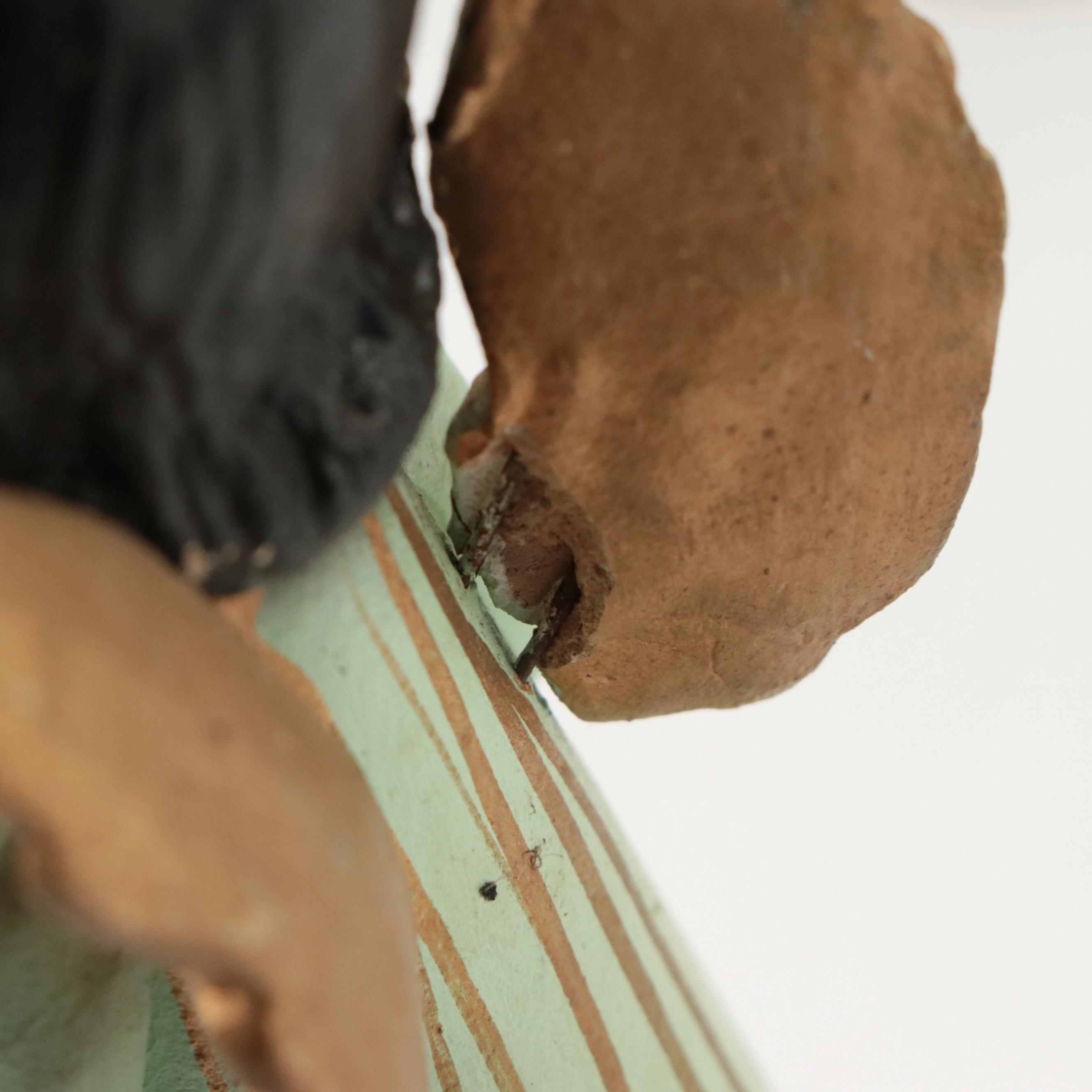 Mexican Hand-Painted Ceramic Nativity Scene, Mid to Late 20th Century