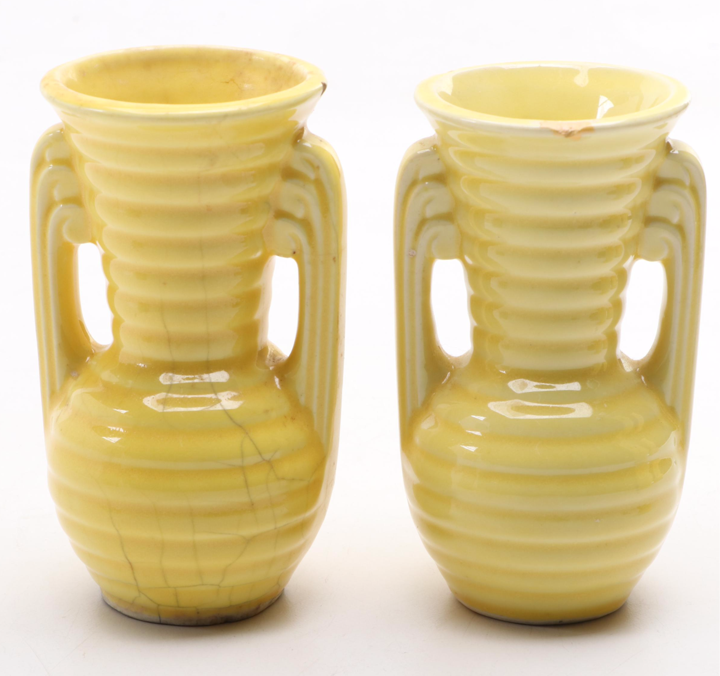 Shawnee Pottery Art Deco Style Ceramic Vases with Other Vases, Planters and More