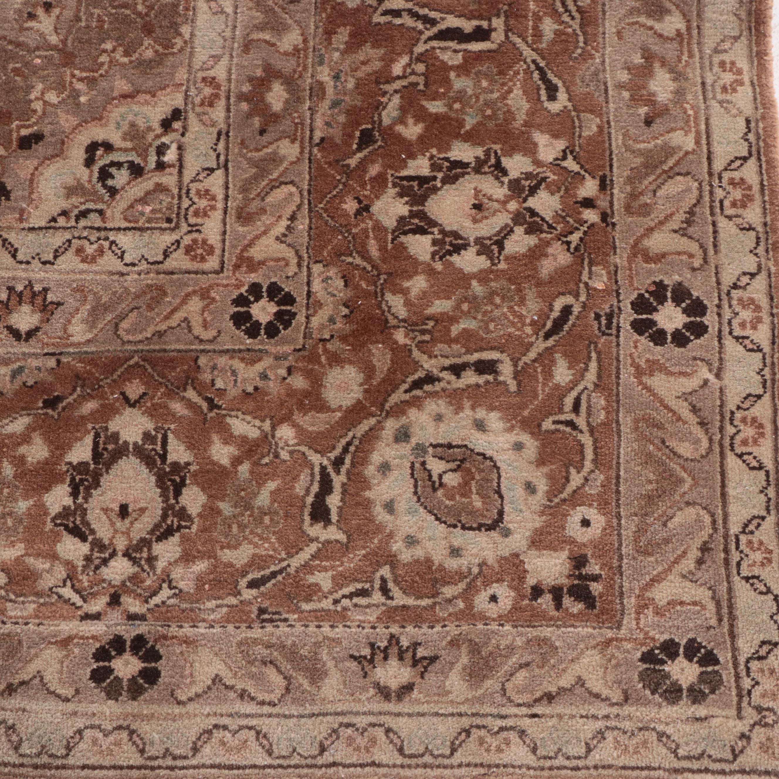9'6 x 11'3 Hand-Knotted Kargil Collection Indian Jaipur Area Rug | EBTH