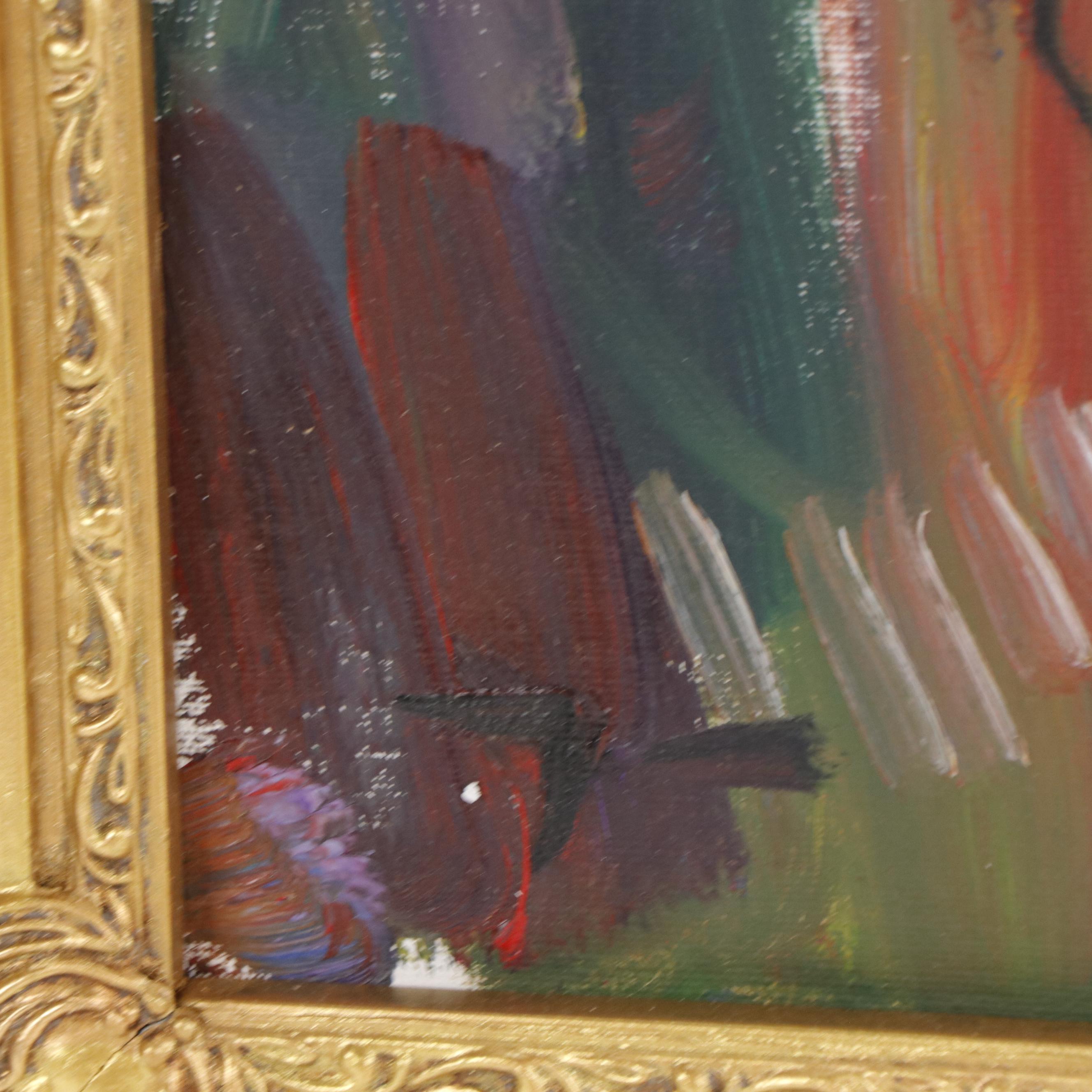 Jose Trujillo Oil Painting "Harbor Lights," 2009