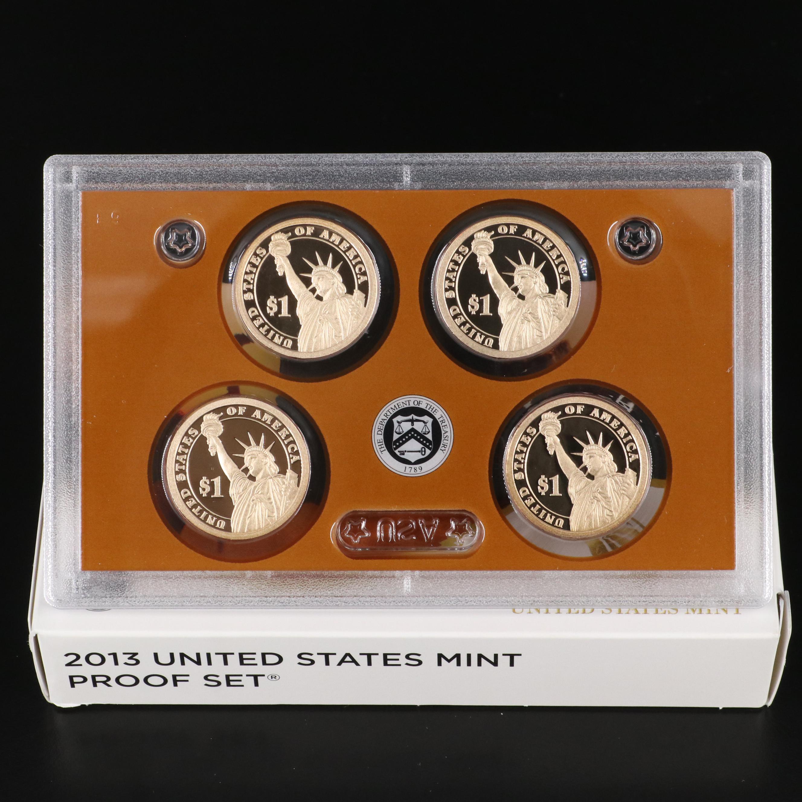 Eight U.S. Mint Proof Sets Including 2009