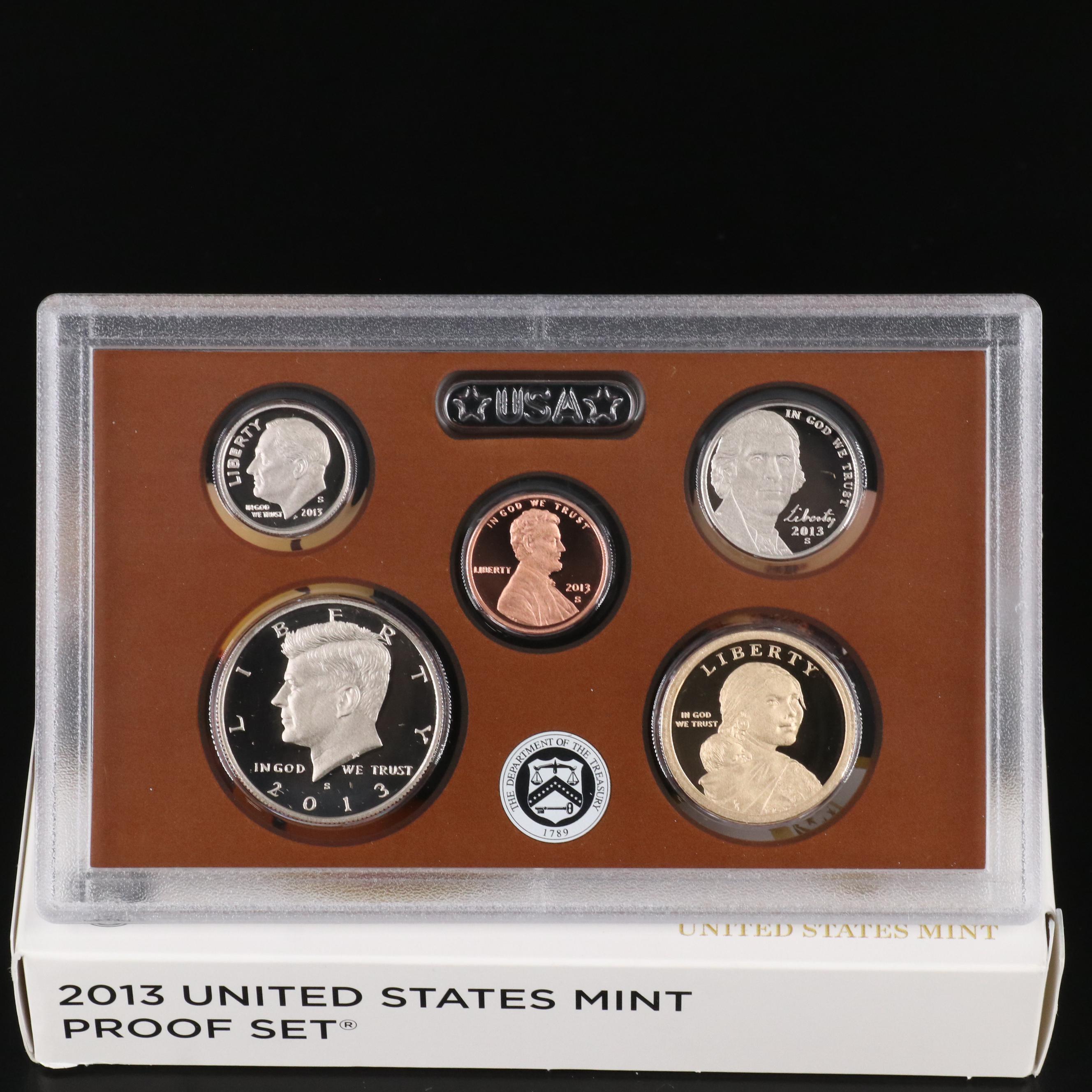 Eight U.S. Mint Proof Sets Including 2009