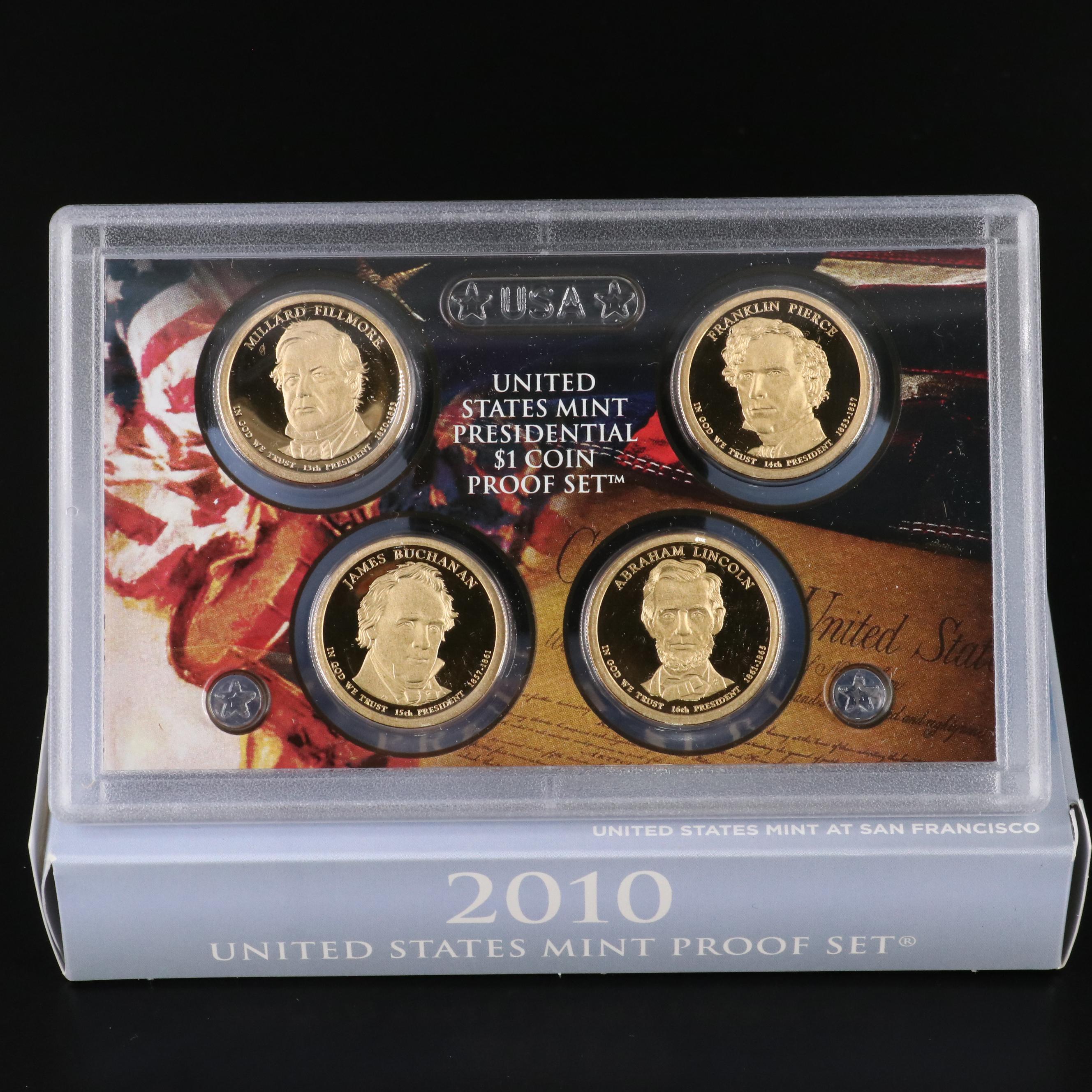 Eight U.S. Mint Proof Sets Including 2009