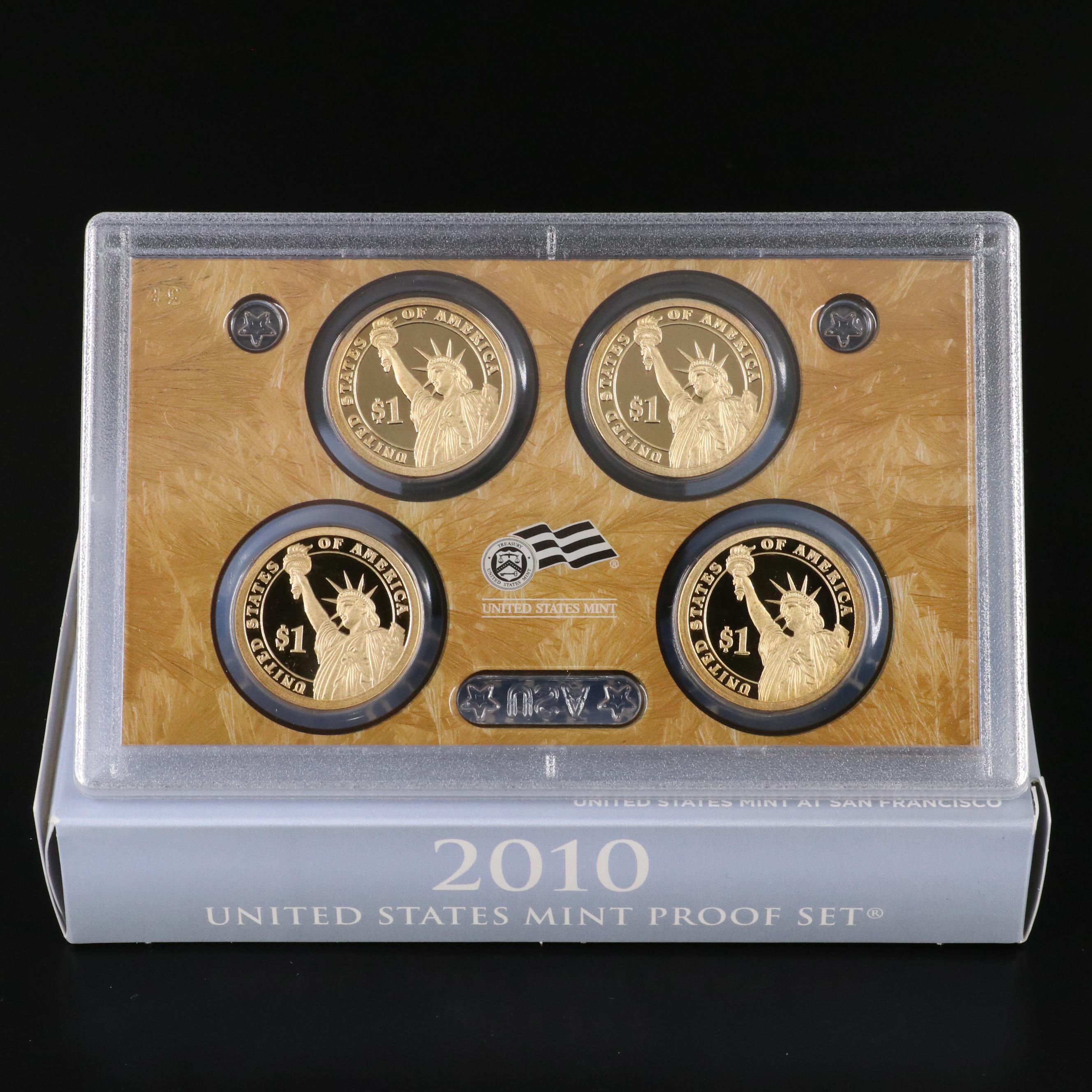Eight U.S. Mint Proof Sets Including 2009
