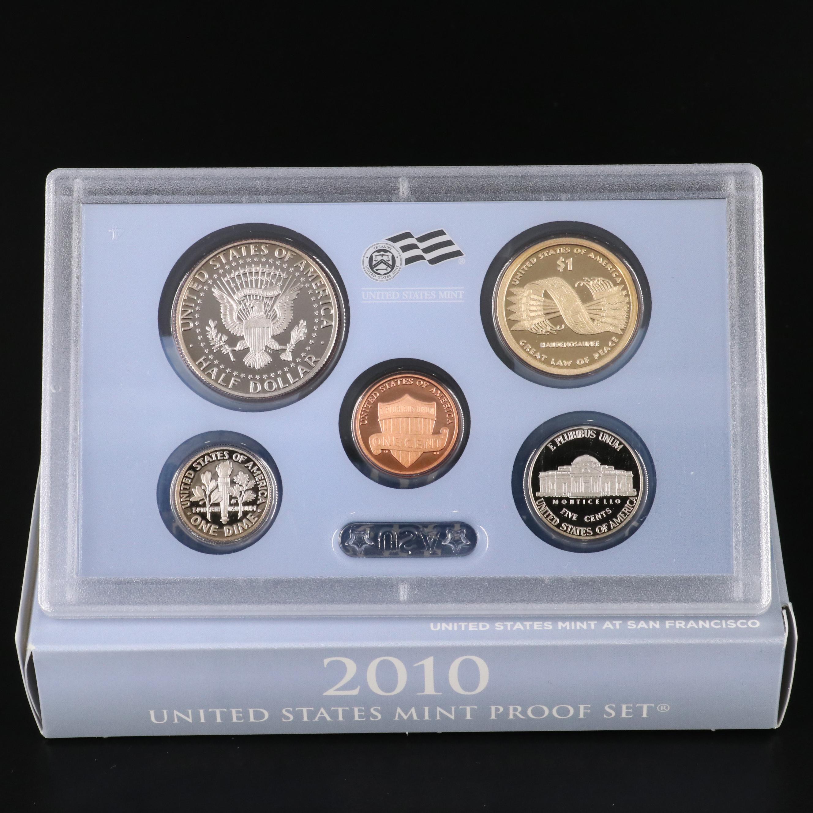 Eight U.S. Mint Proof Sets Including 2009