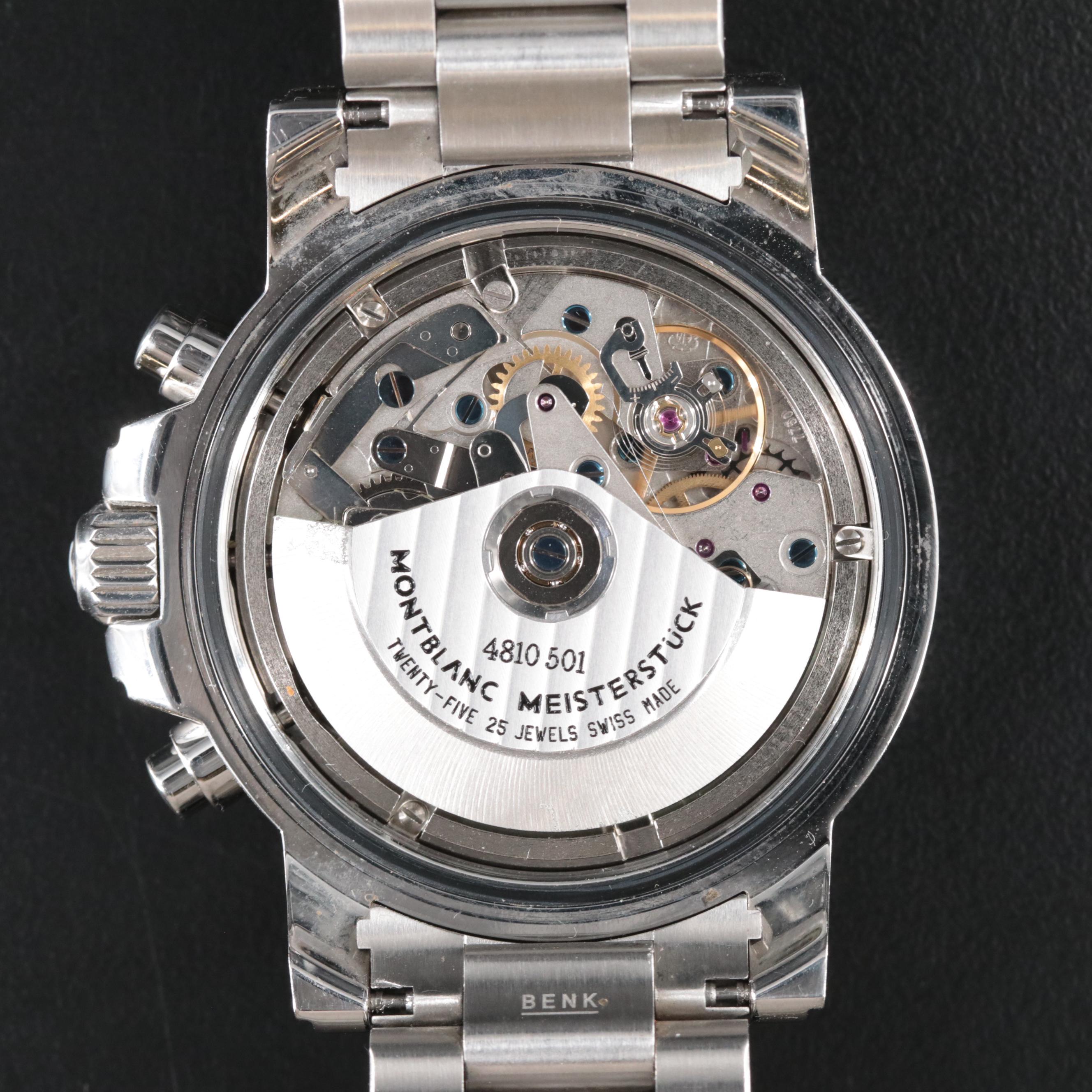 Montblanc Meisterstuck Stainless Steel Automatic Chronograph Watch