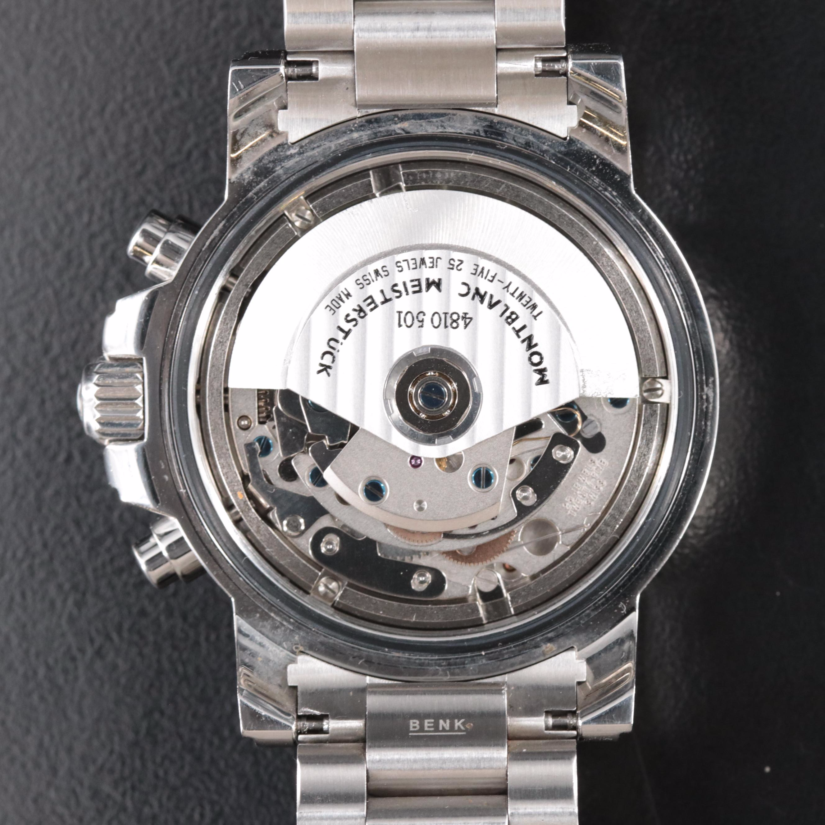 Montblanc Meisterstuck Stainless Steel Automatic Chronograph Watch