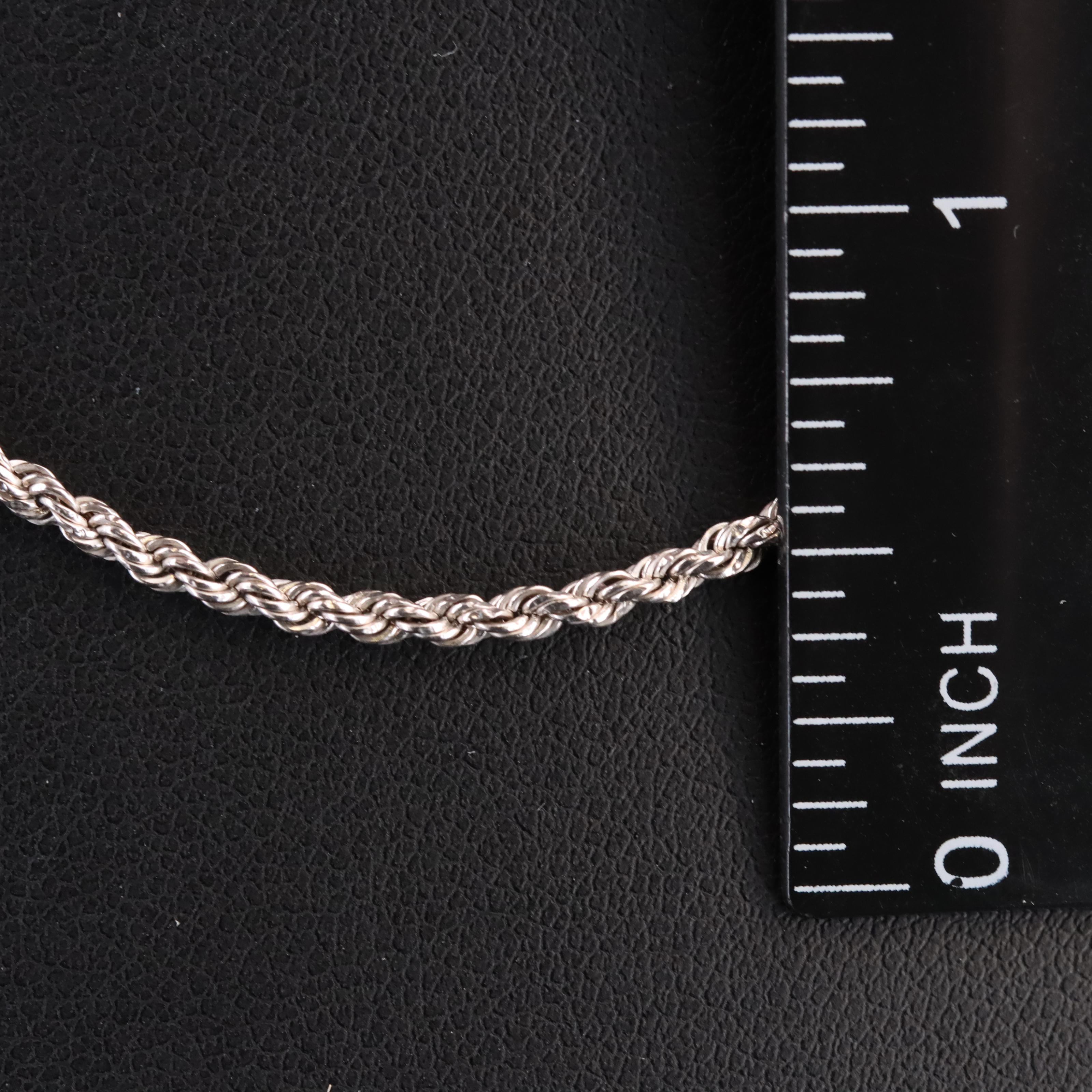 10K Rope Chain Necklace