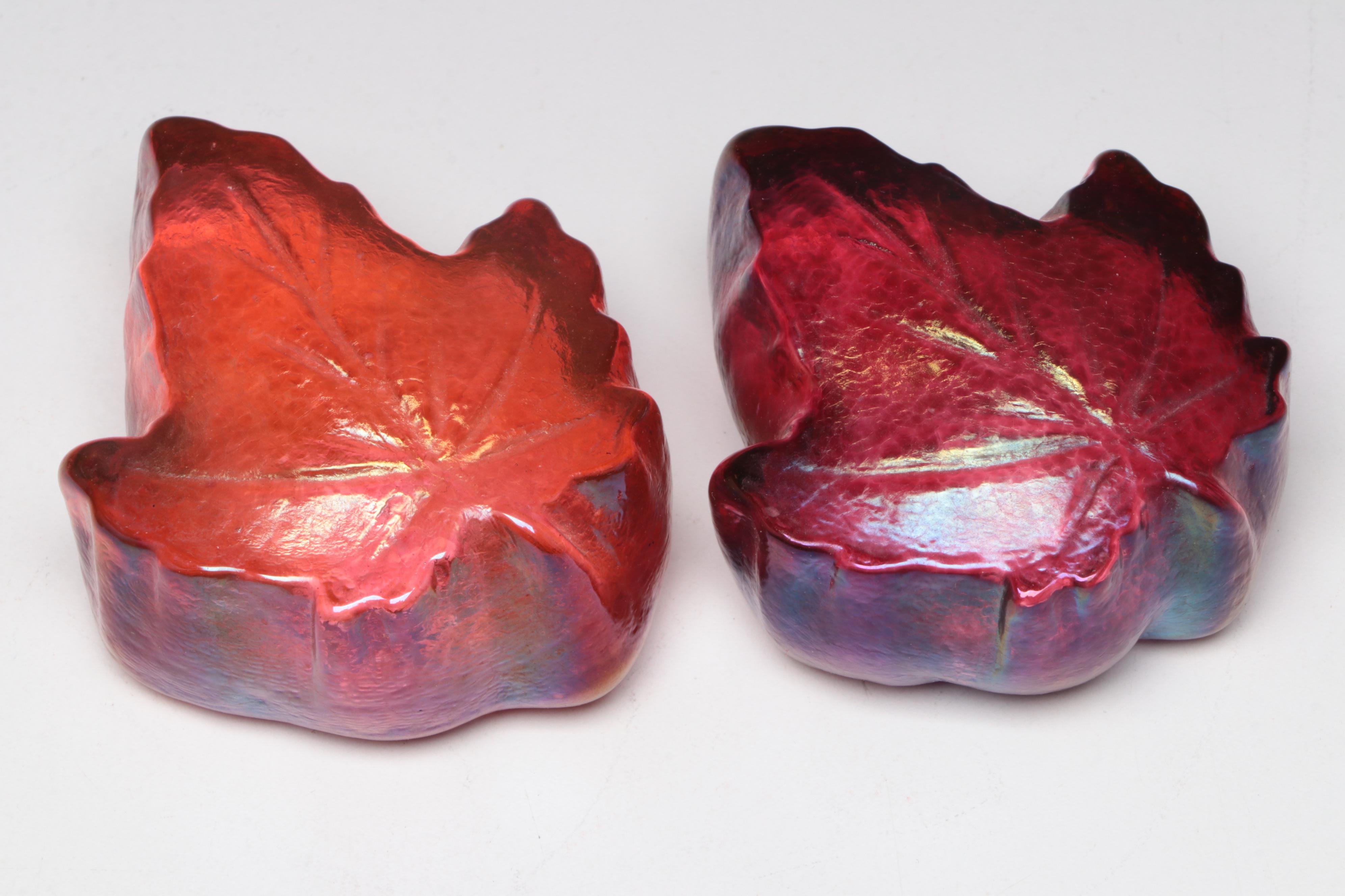 Studio Art Glass Paperweights and Illuminated Base