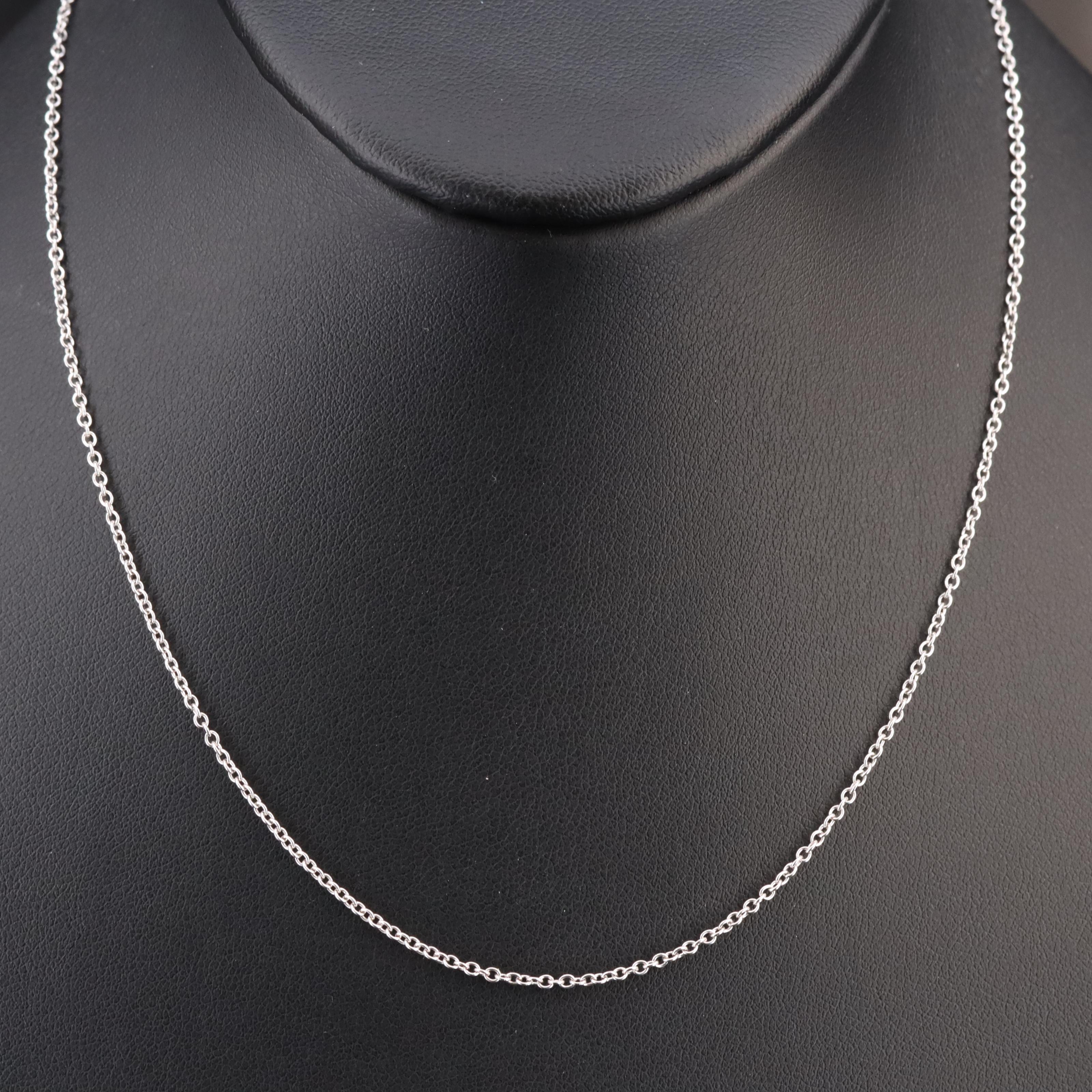 Italian 18K Cable Link Necklace