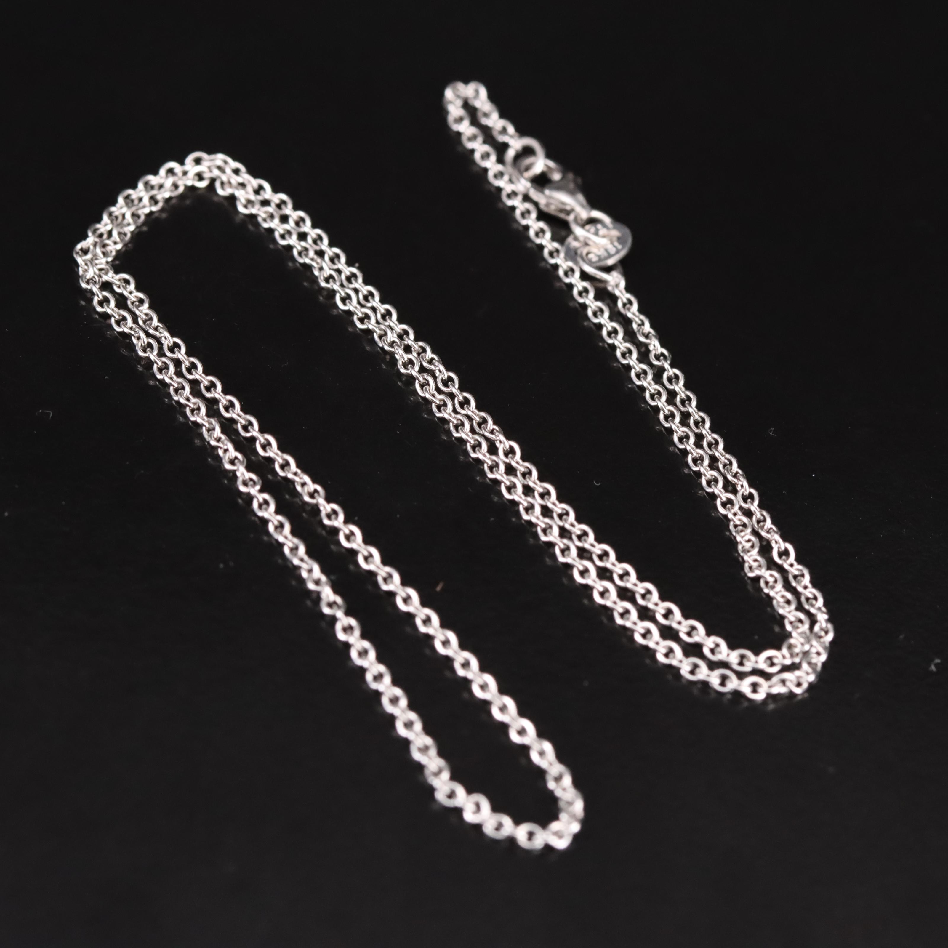 Italian 18K Cable Link Necklace