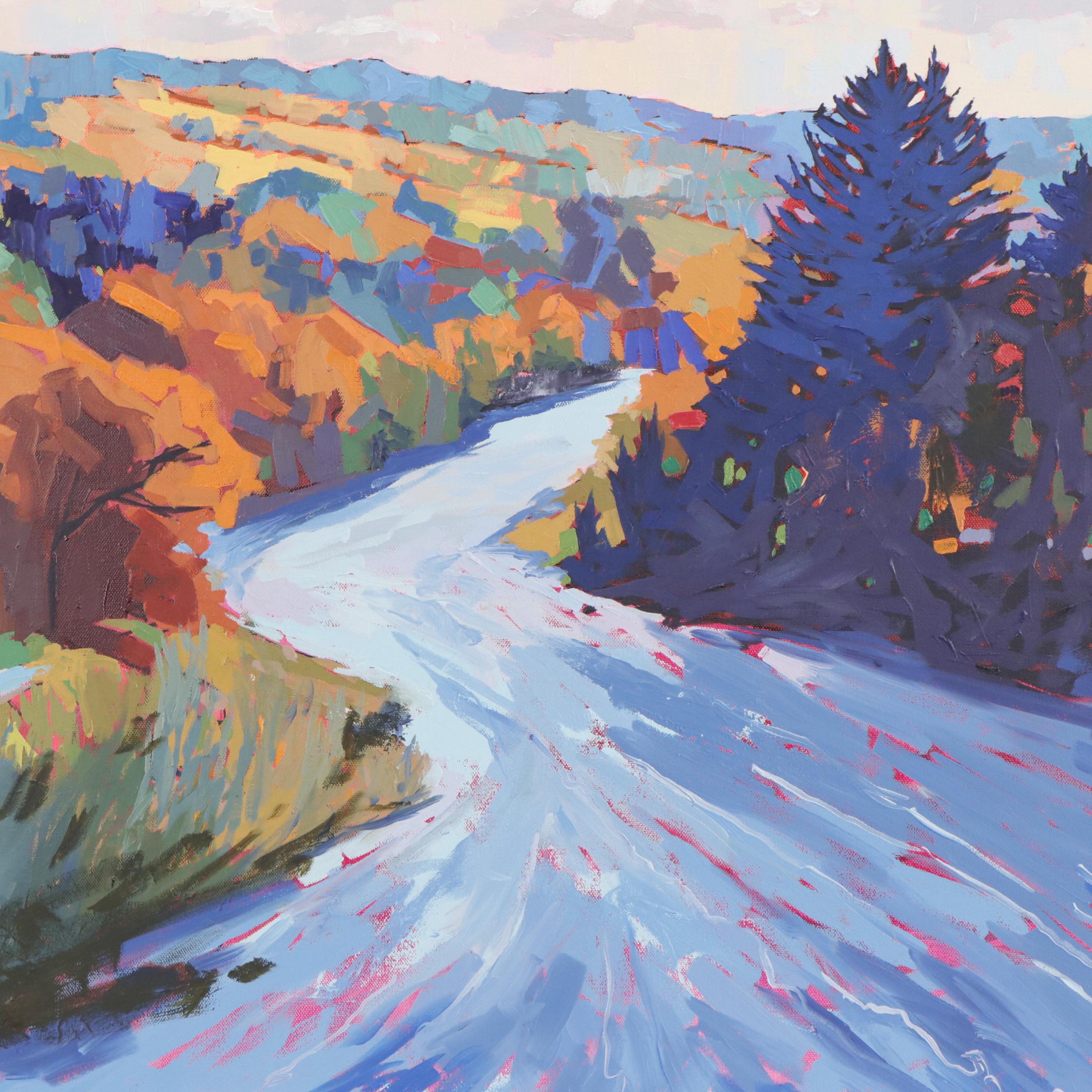 Sarah Brown Landscape Oil Painting "Autumnal Majesty"