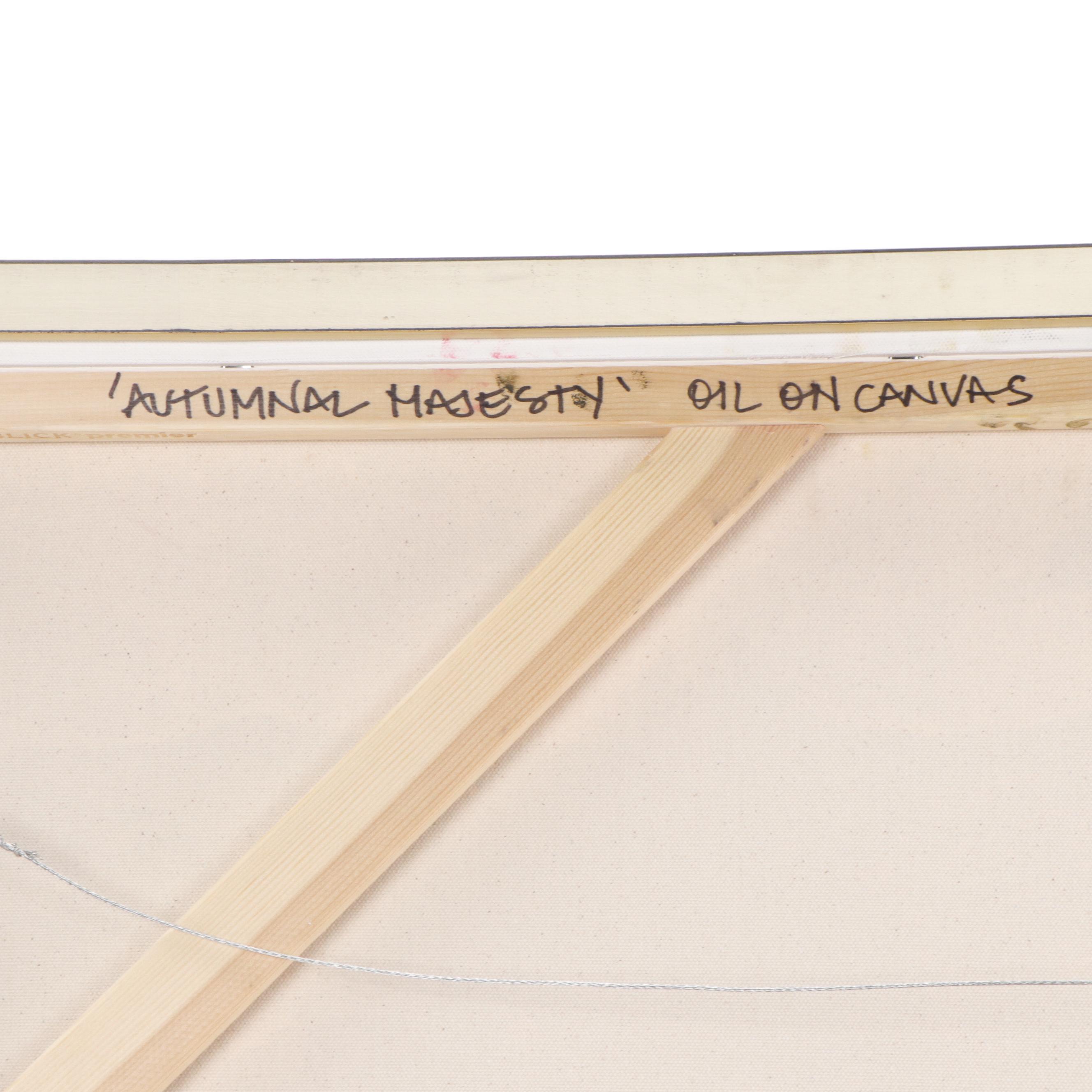 Sarah Brown Landscape Oil Painting "Autumnal Majesty"