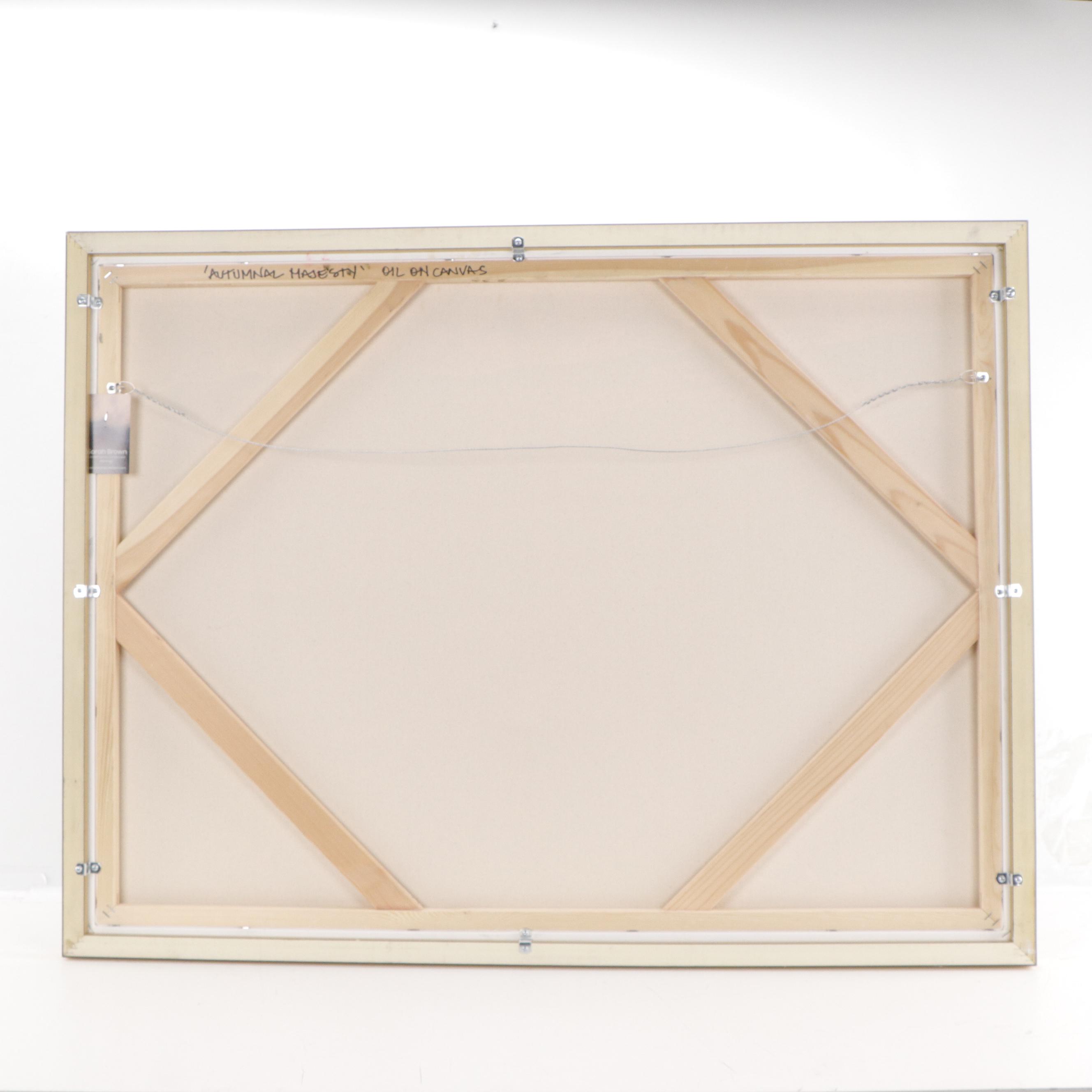 Sarah Brown Landscape Oil Painting "Autumnal Majesty"