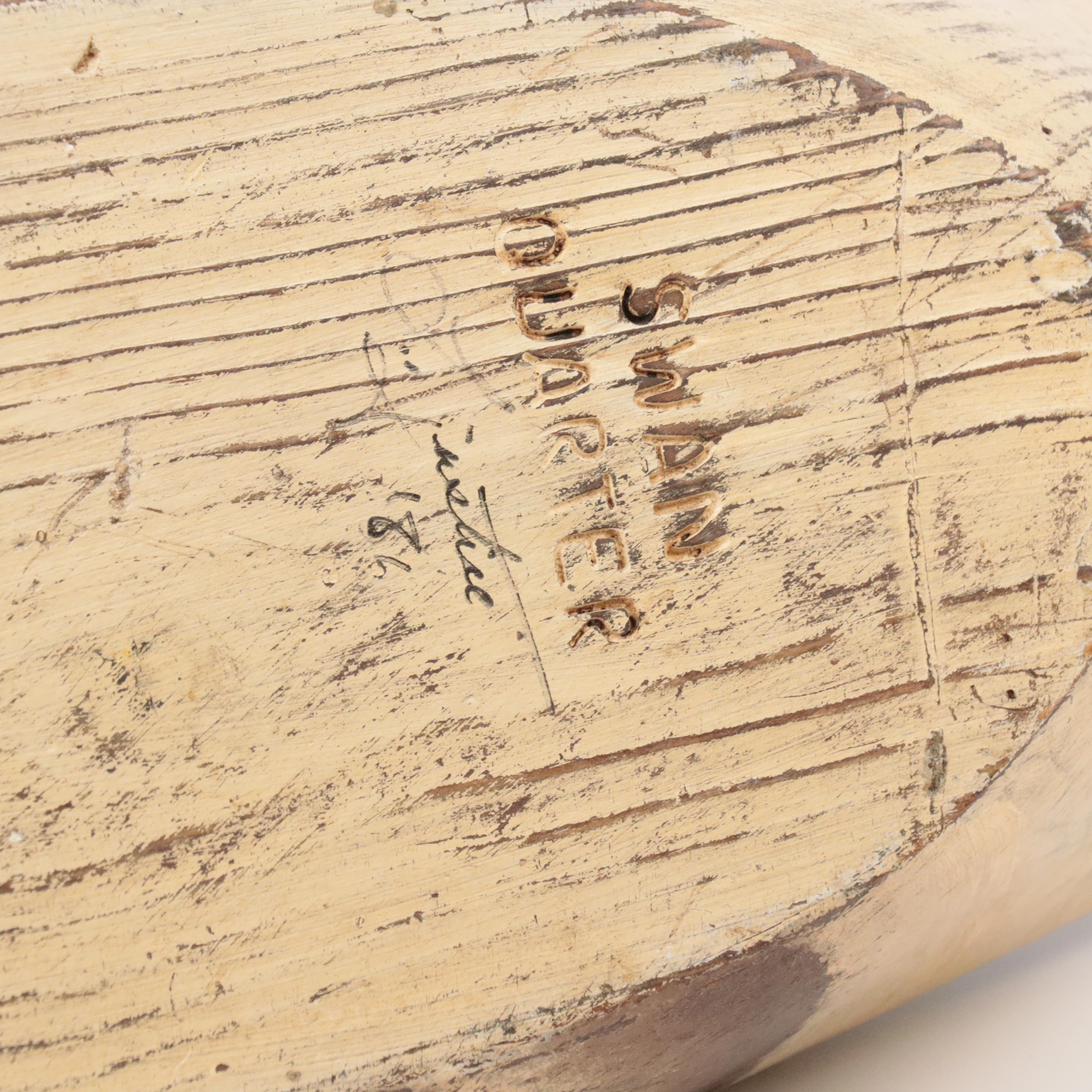 Wooden Canadian Goose Decoy Signed by Artist