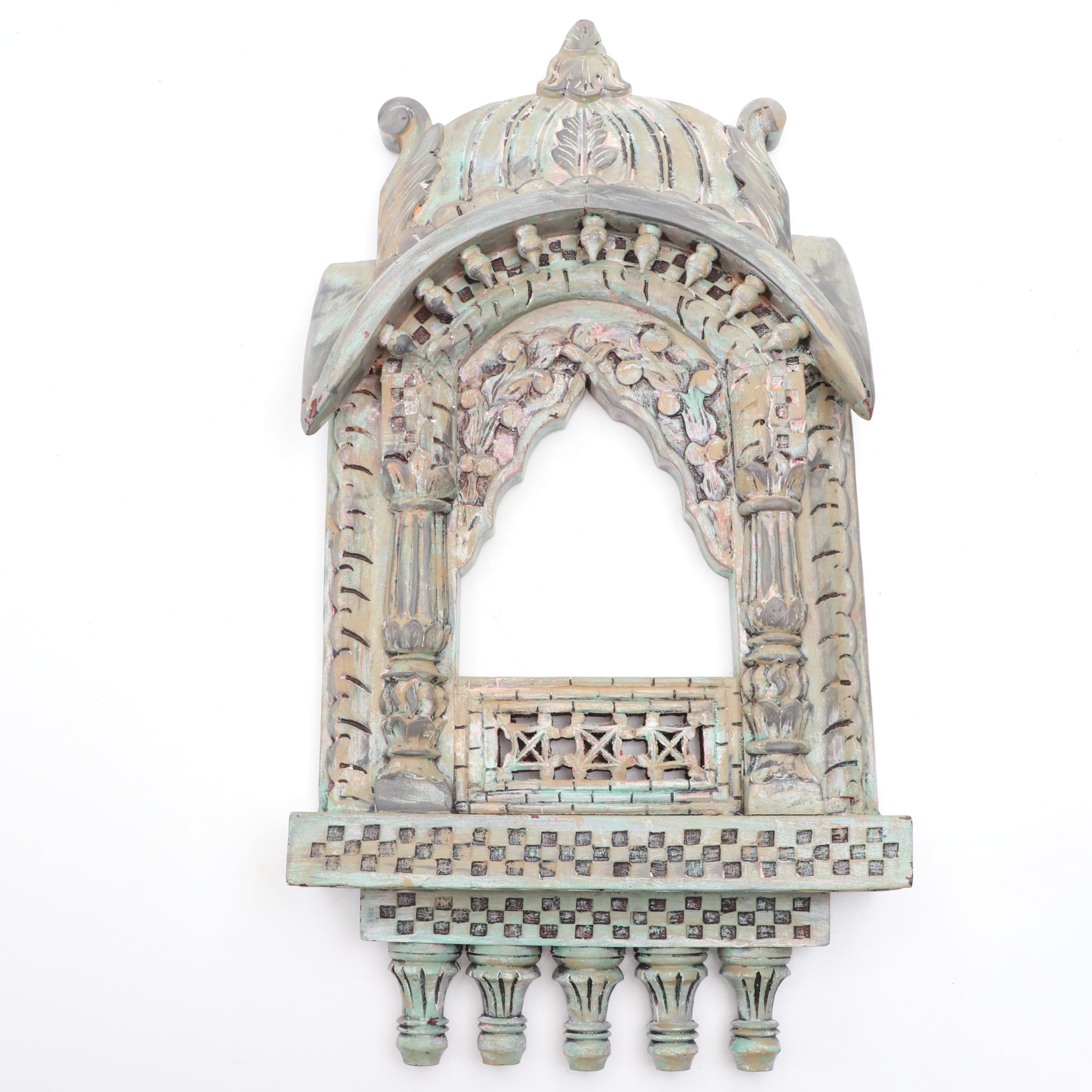 Handcrafted Indian Jharokha Window Wall Décor
