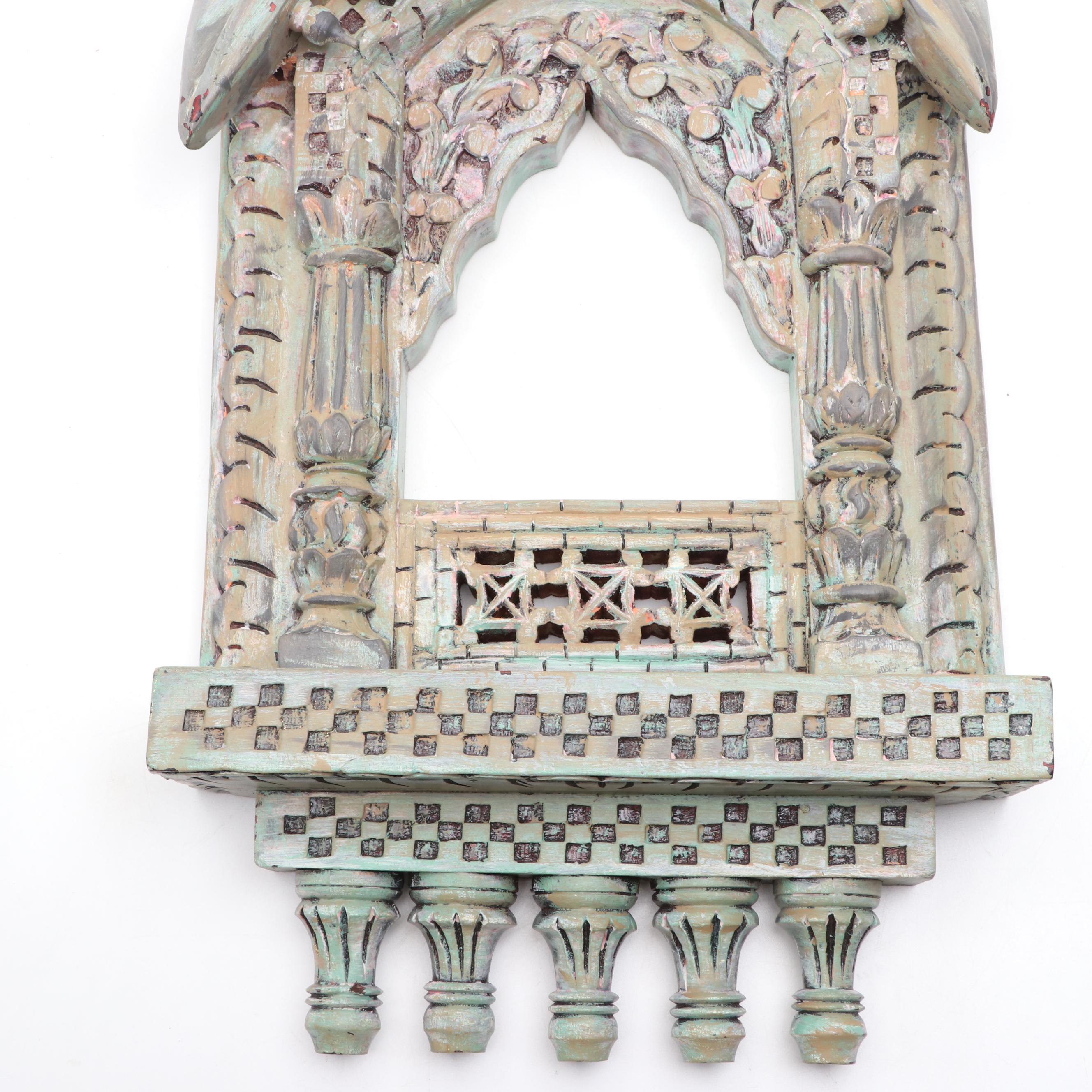 Handcrafted Indian Jharokha Window Wall Décor