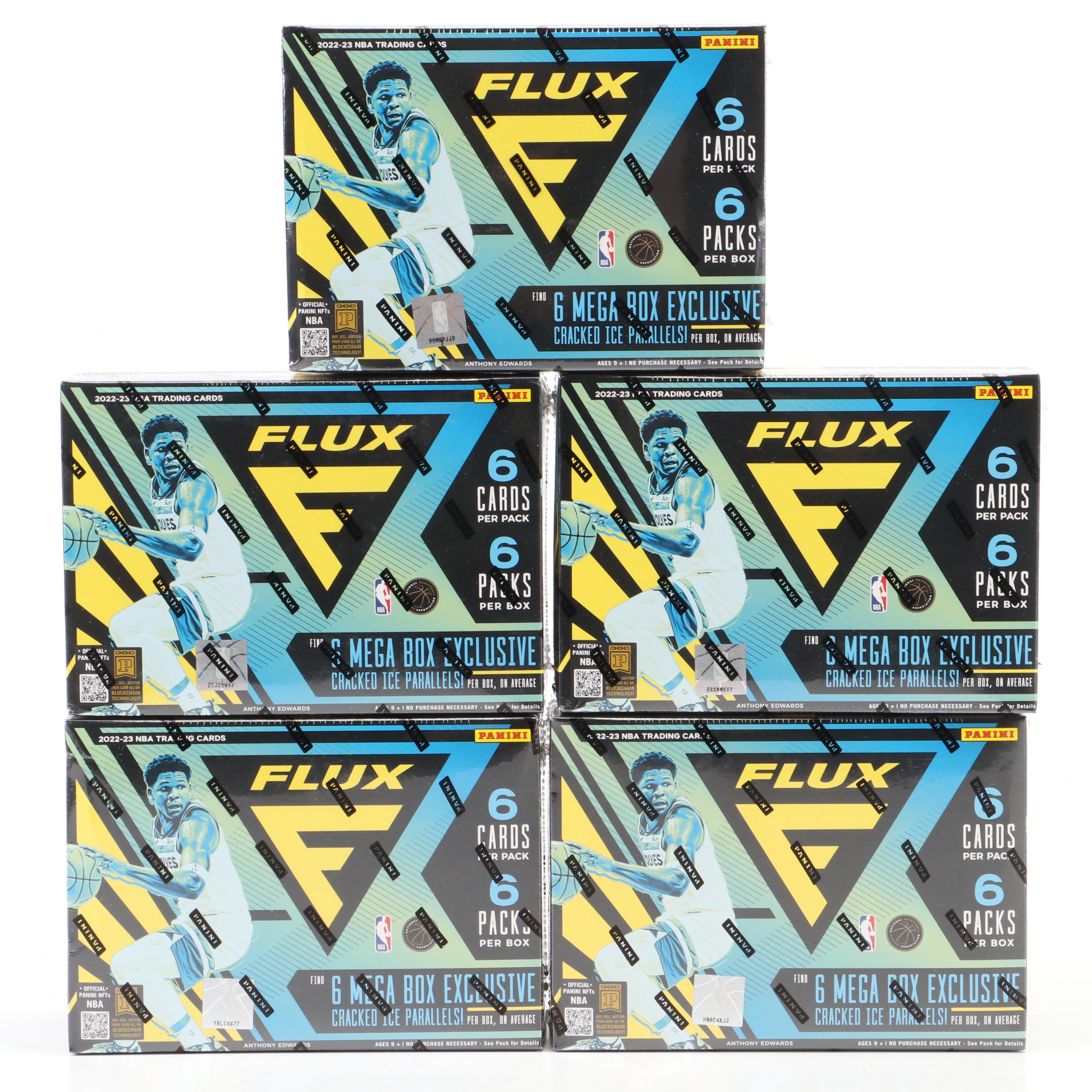 2022-23 Panini Flux Sealed NBA Basketball Trading Card Mega Boxes