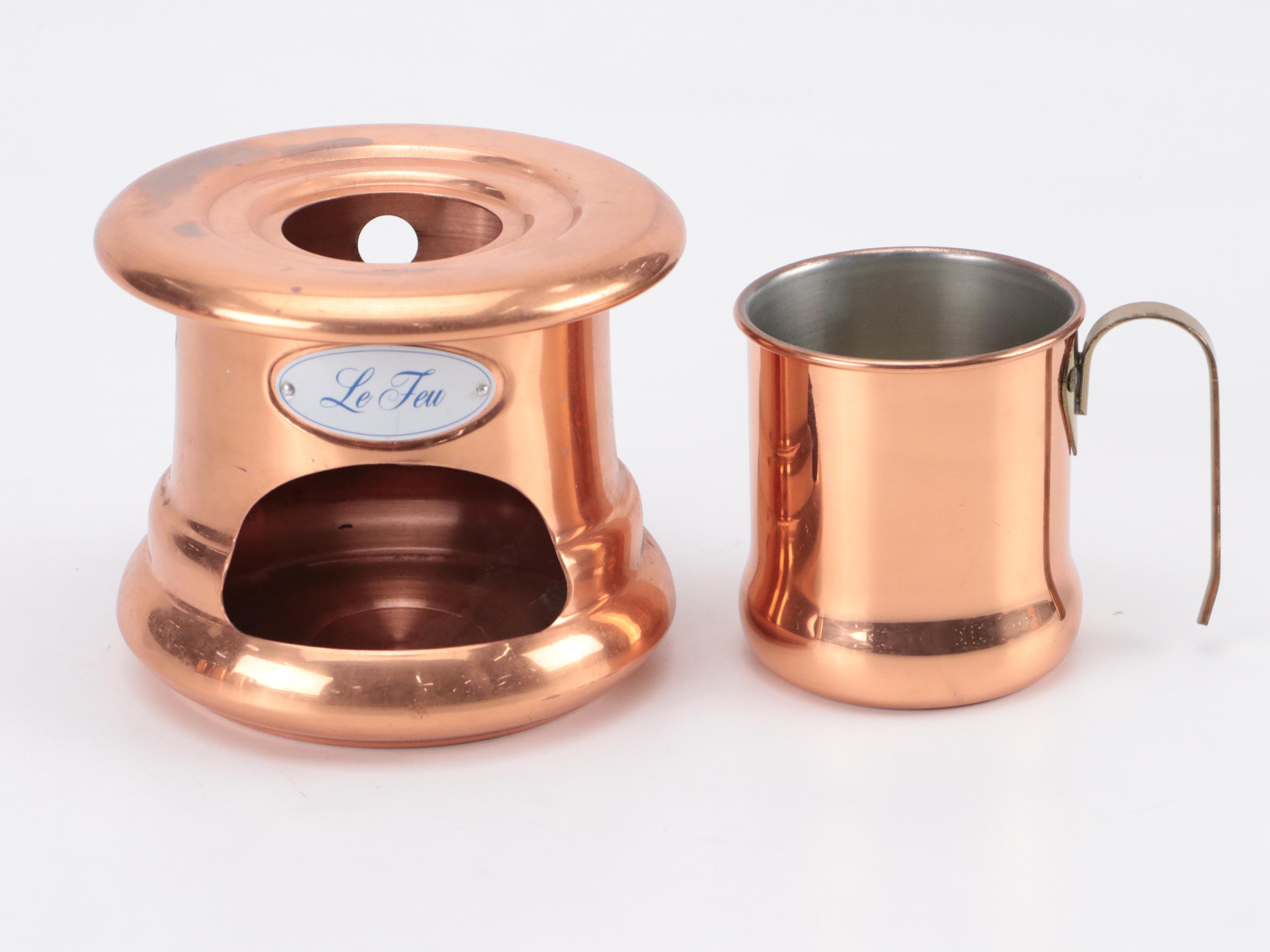 Revere Ware Cooper Kettle with Coppercraft and Other Tableware