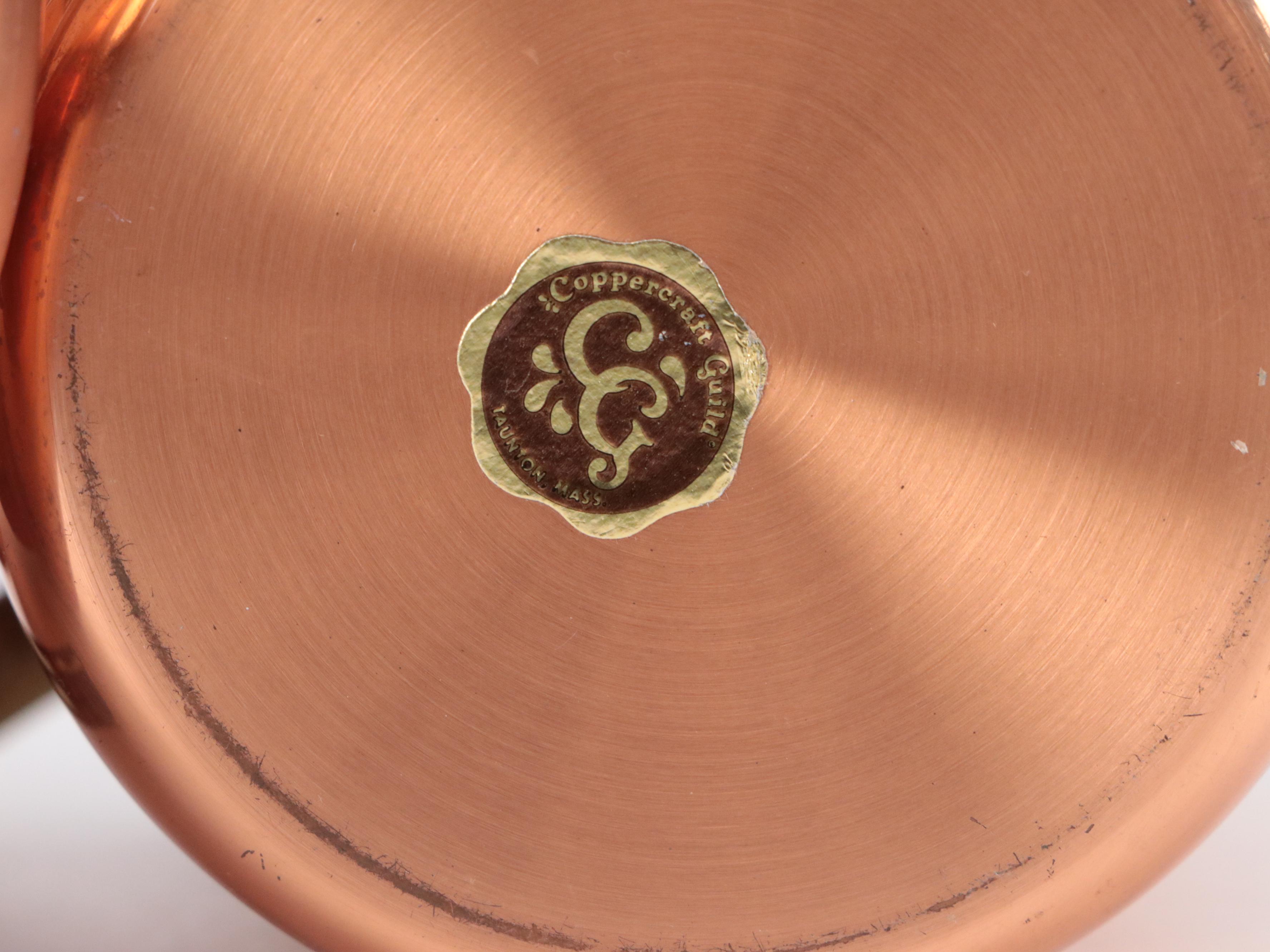 Revere Ware Cooper Kettle with Coppercraft and Other Tableware