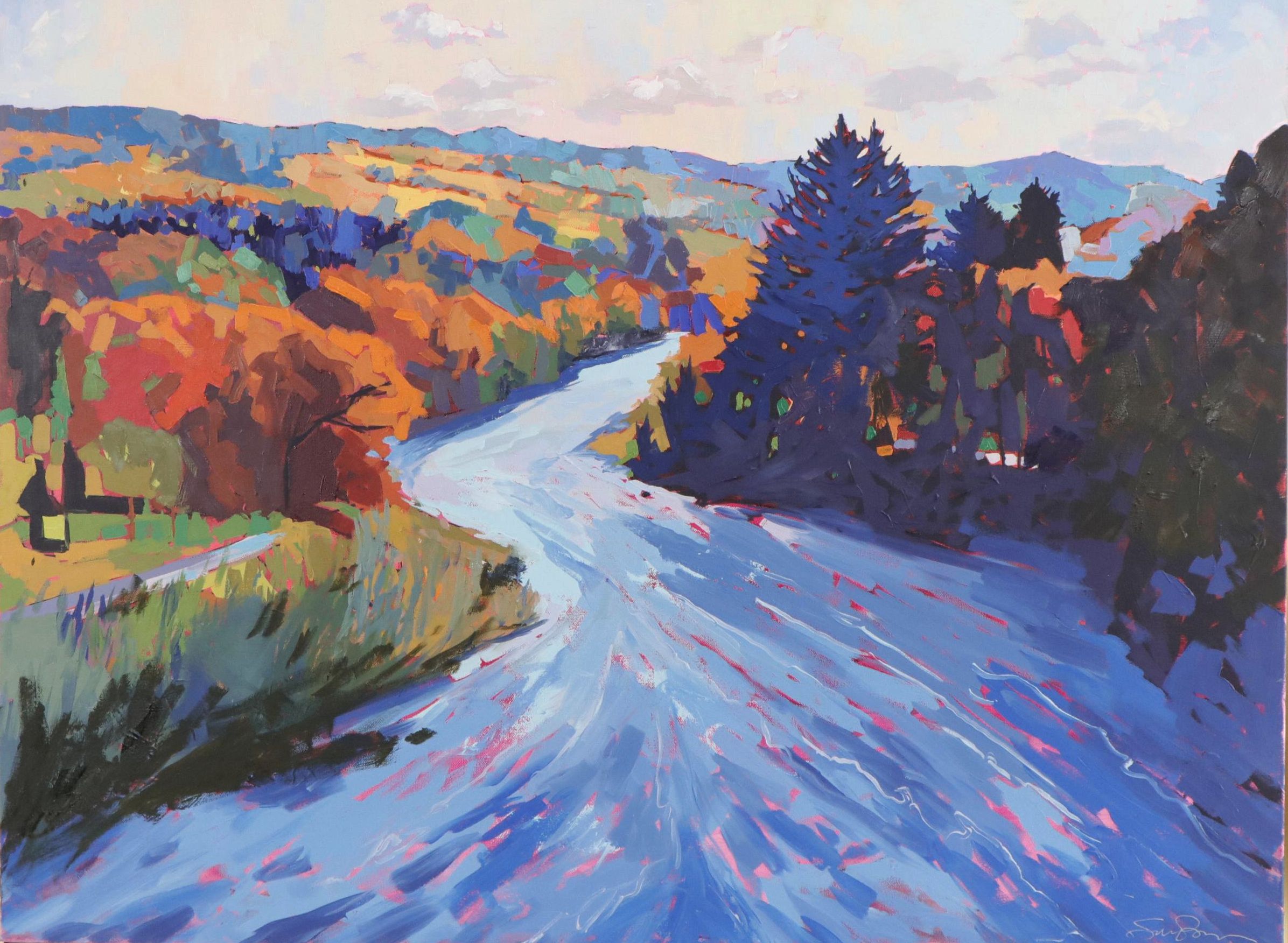 Sarah Brown Landscape Oil Painting "Autumnal Majesty"