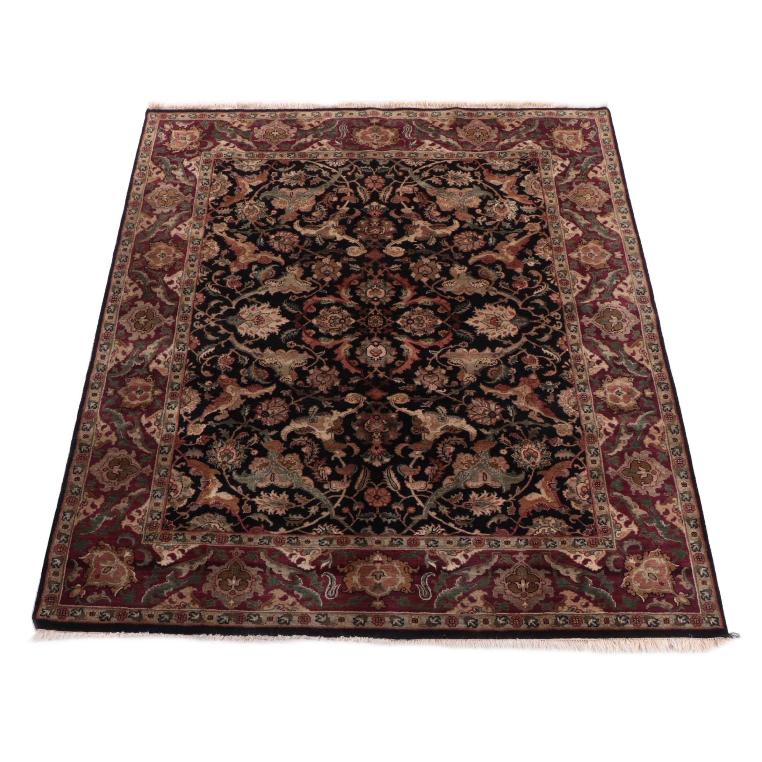 7'10 x 9'11 Hand-Knotted Pakistan Peshawar Area Rug